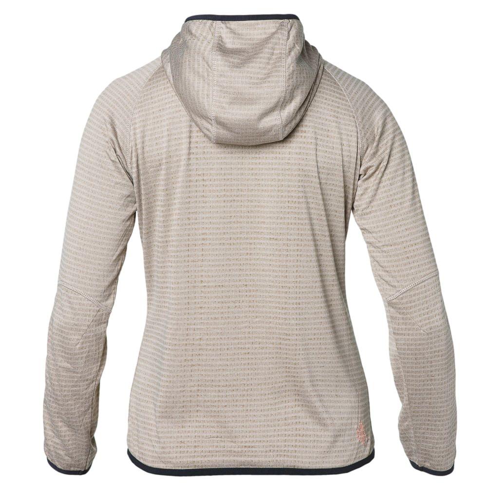 Poleron Mujer Approach Nano-F 14 Zip Hoody Crema Lippi-2