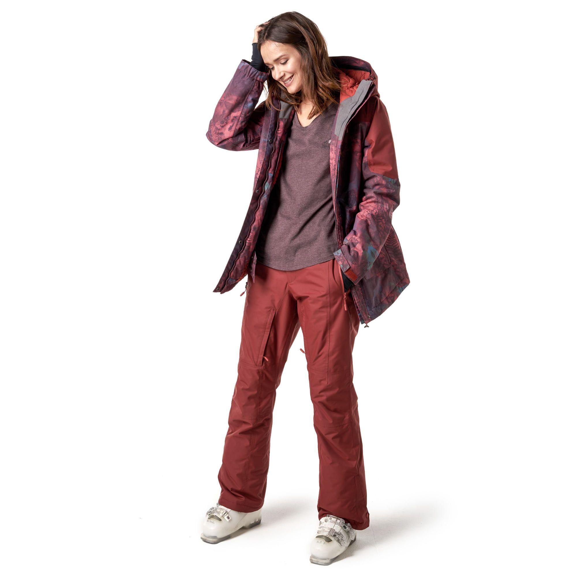 Chaqueta Mujer Yeti Print Rojo Haka Honu-2