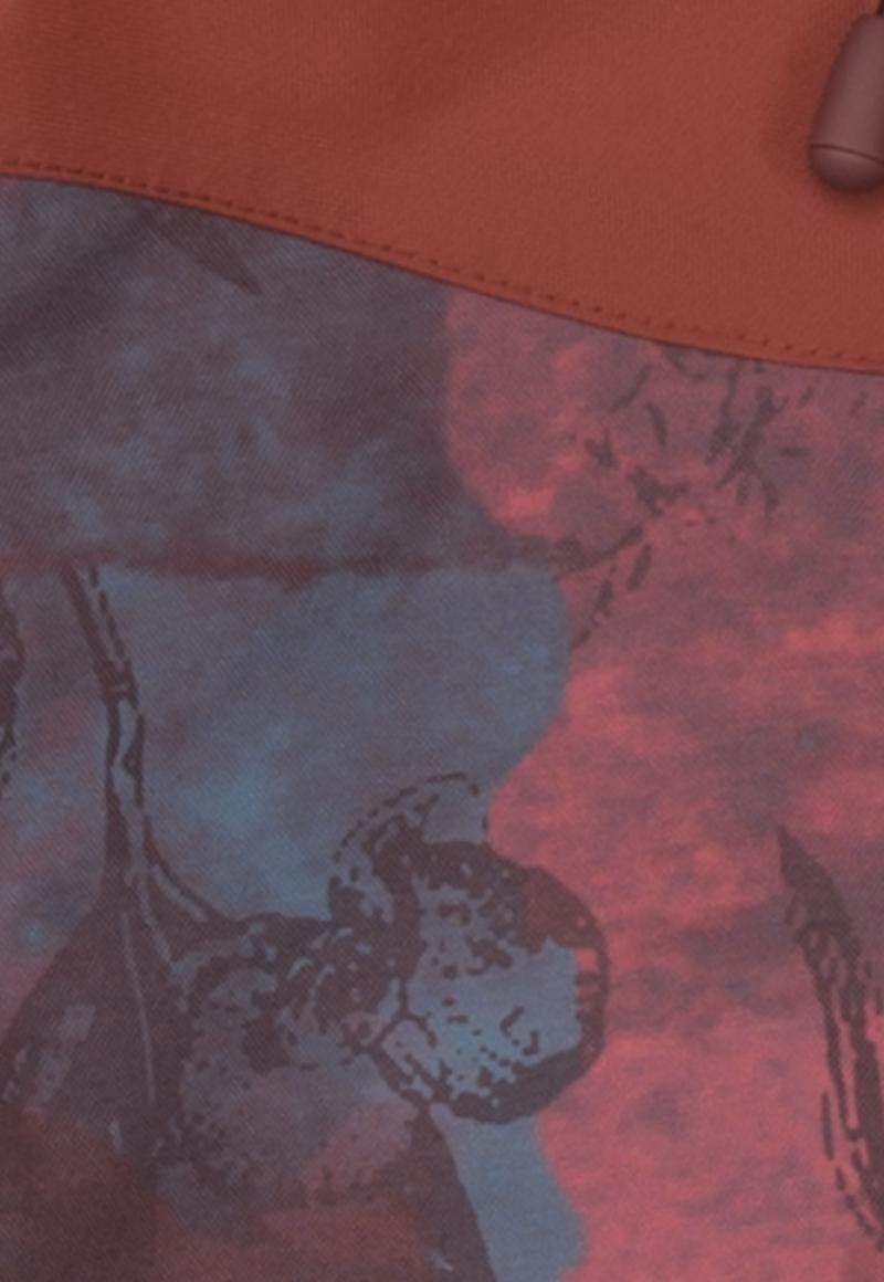 Chaqueta Mujer Yeti Print Rojo Haka Honu-4