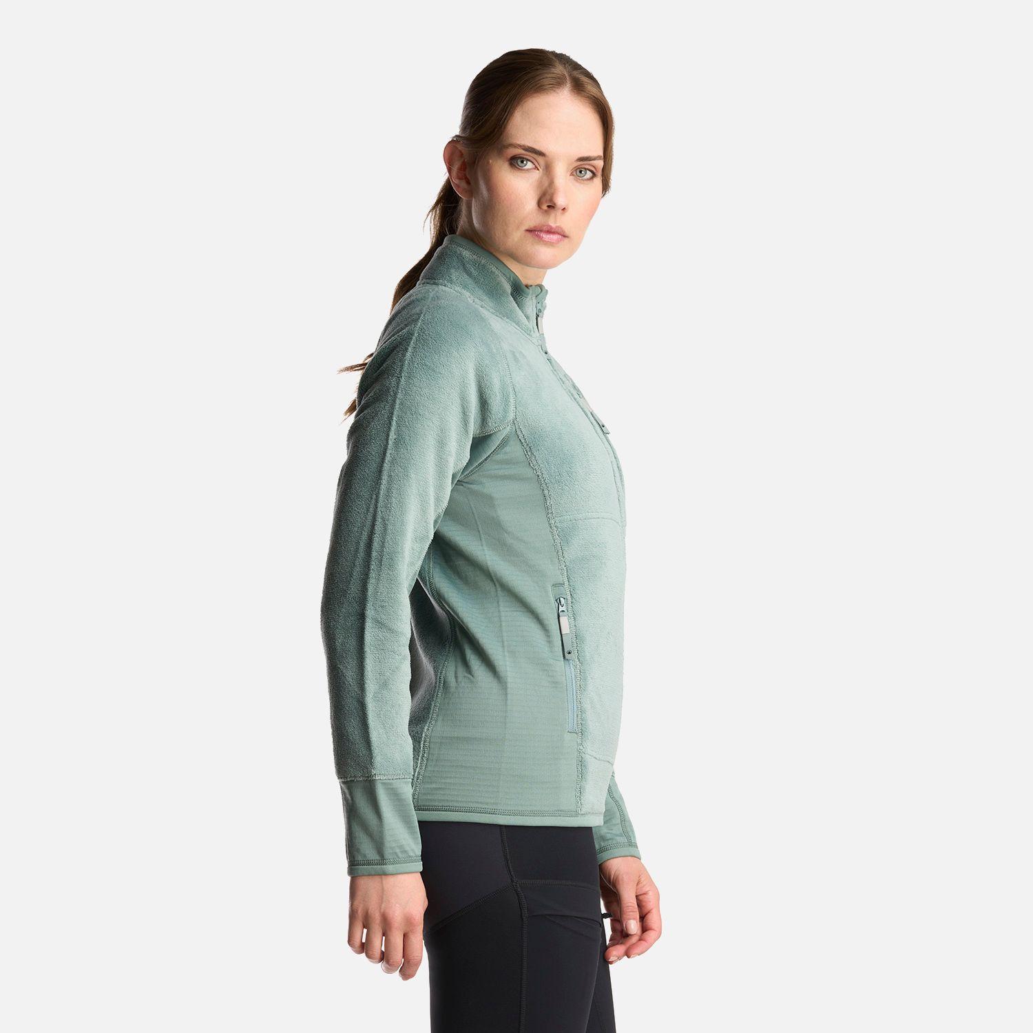 Chaqueta Mujer Numan Shaggy-Pro Jacket Jade Oscuro Lippi-3