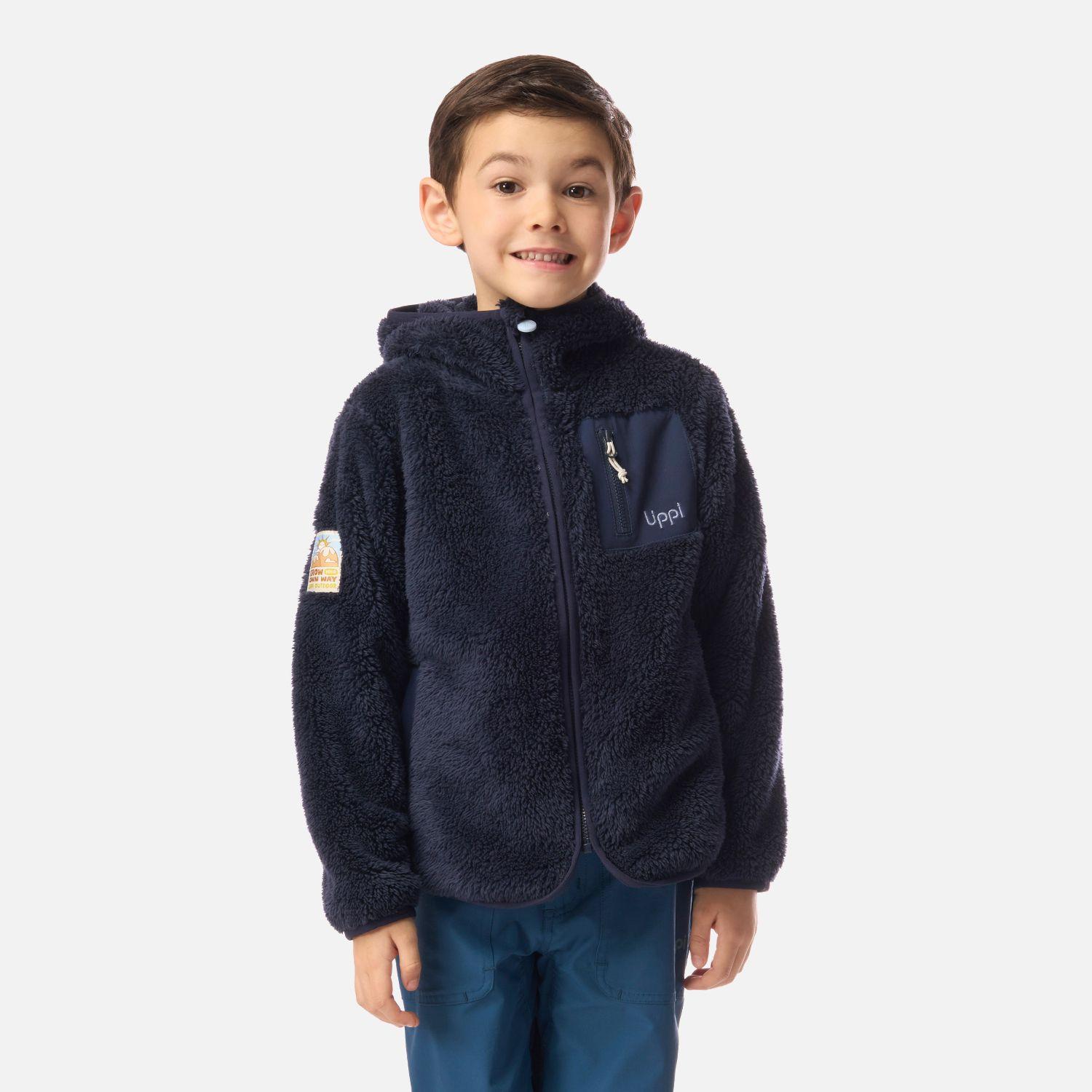 Polar Niño Bear Shaggy-Pro Hoody Jacket Azul Marino Lippi-0