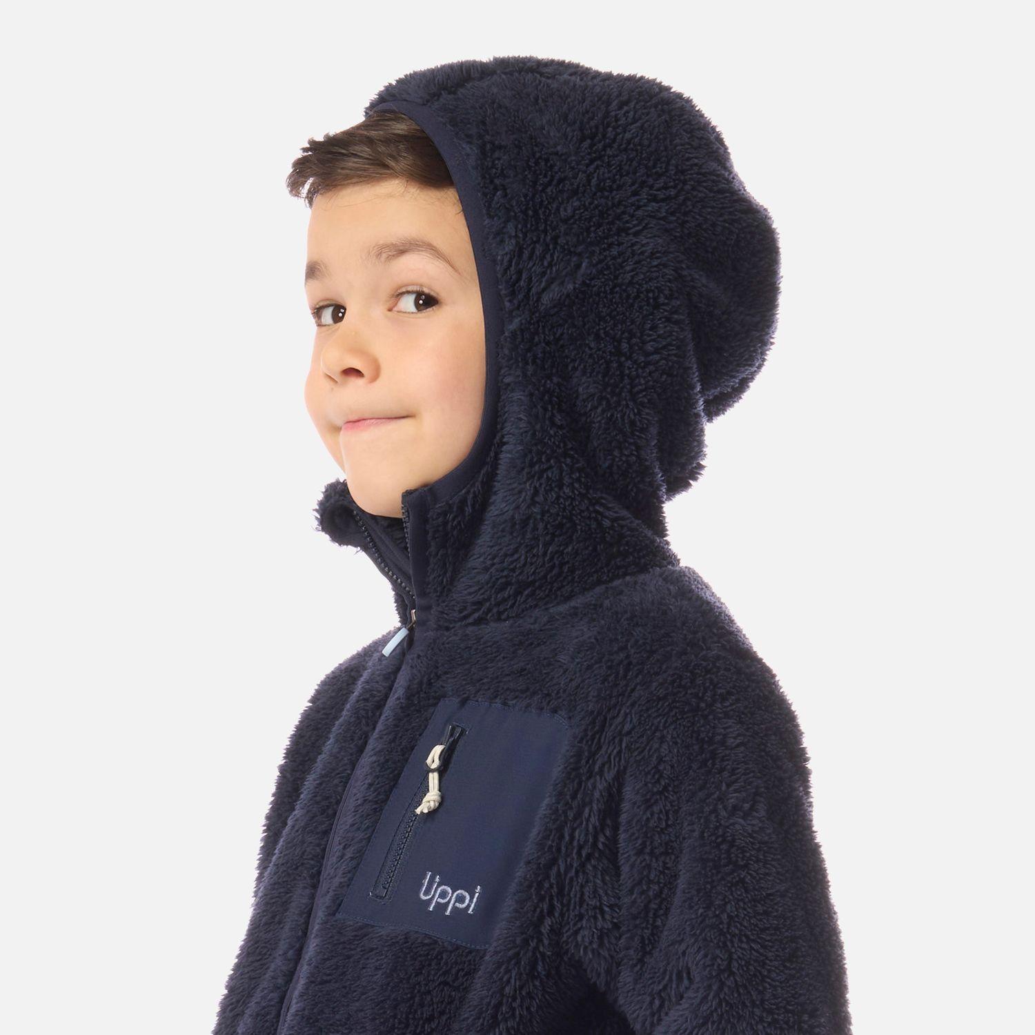 Polar Niño Bear Shaggy-Pro Hoody Jacket Azul Marino Lippi-3