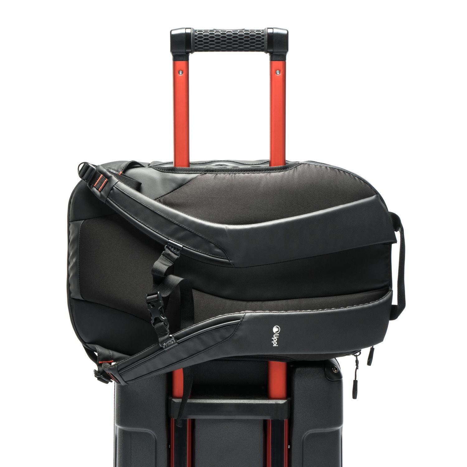 Bolso Unisex Travel Fox wheel Duffel 45L Negro Lippi-4