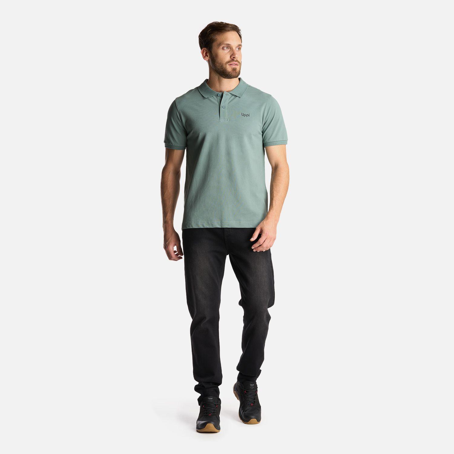 Polera Hombre First Class Elastic Polo Jade Oscuro Lippi I24-5