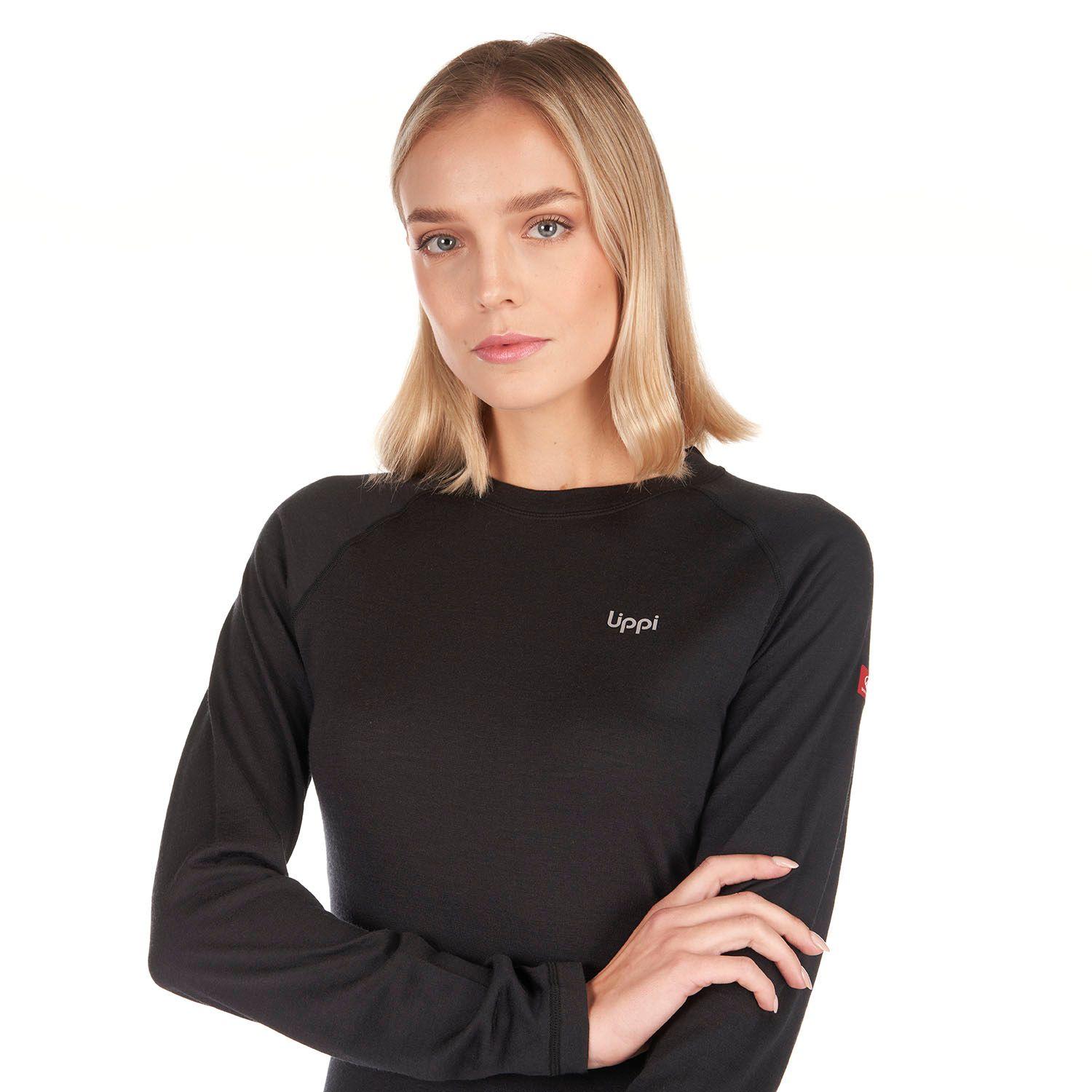 Primera Capa Mujer Skintec 3000 Top Negro Lippi I20-6