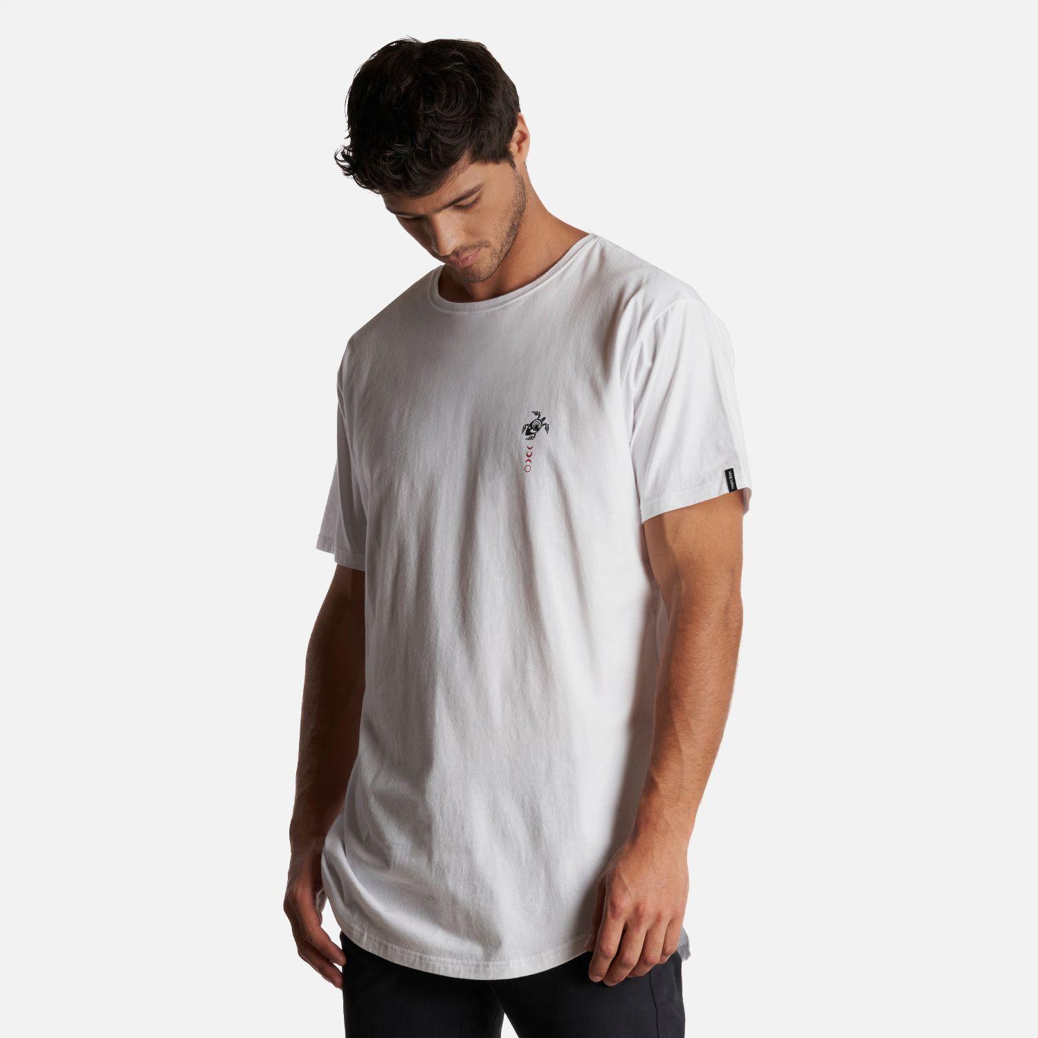 Polera Hombre Fauna Onirica Blanco Haka Honu-2
