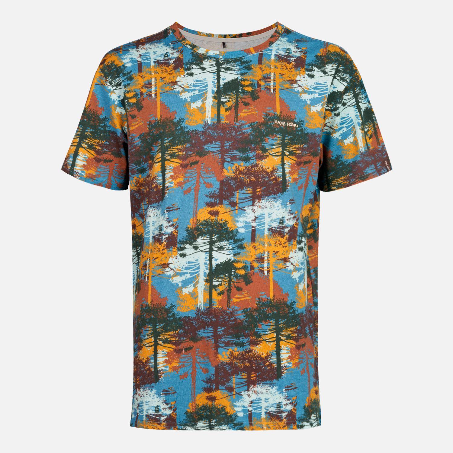 Polera Hombre Araucaria Print Calipso Haka Honu-0