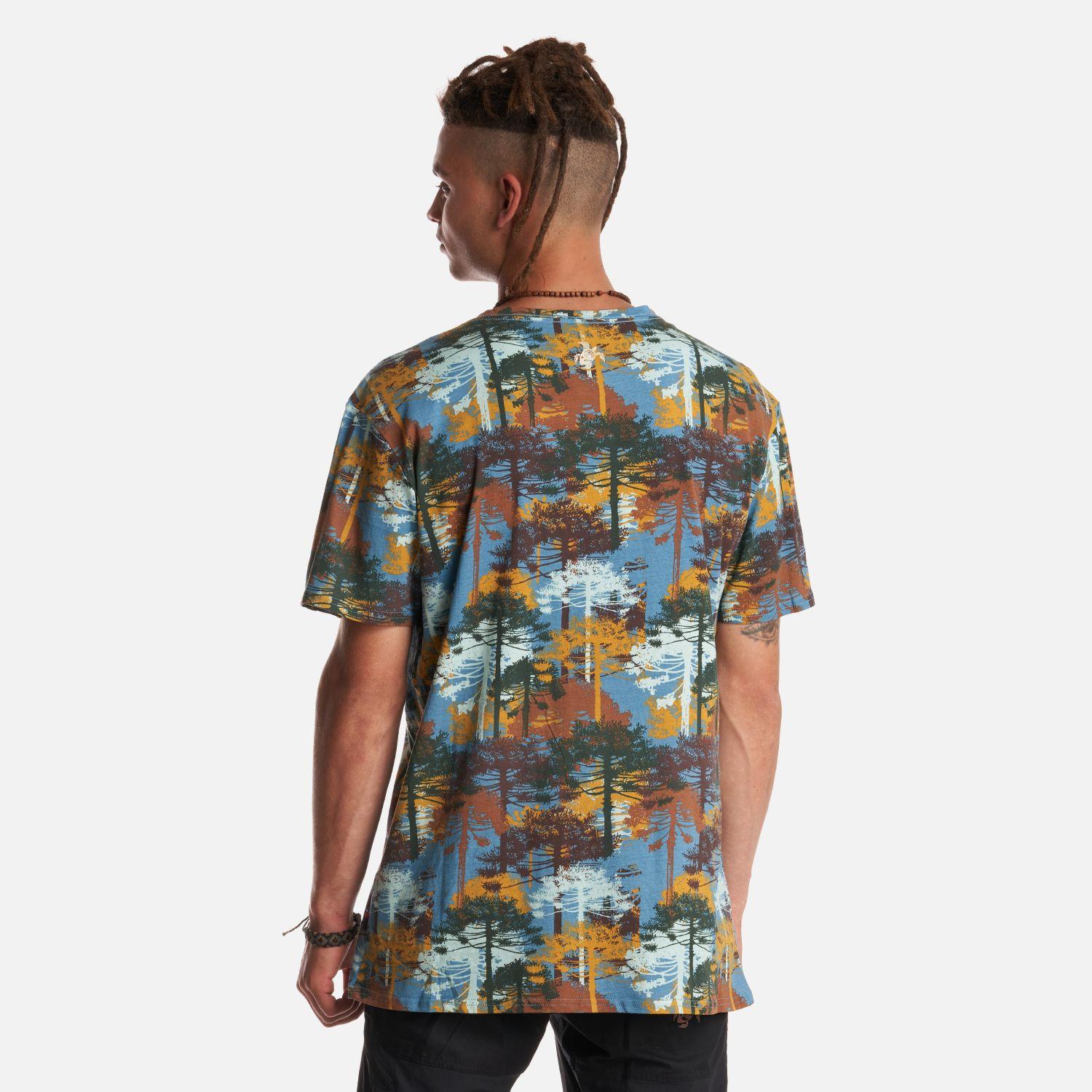 Polera Hombre Araucaria Print Calipso Haka Honu-3