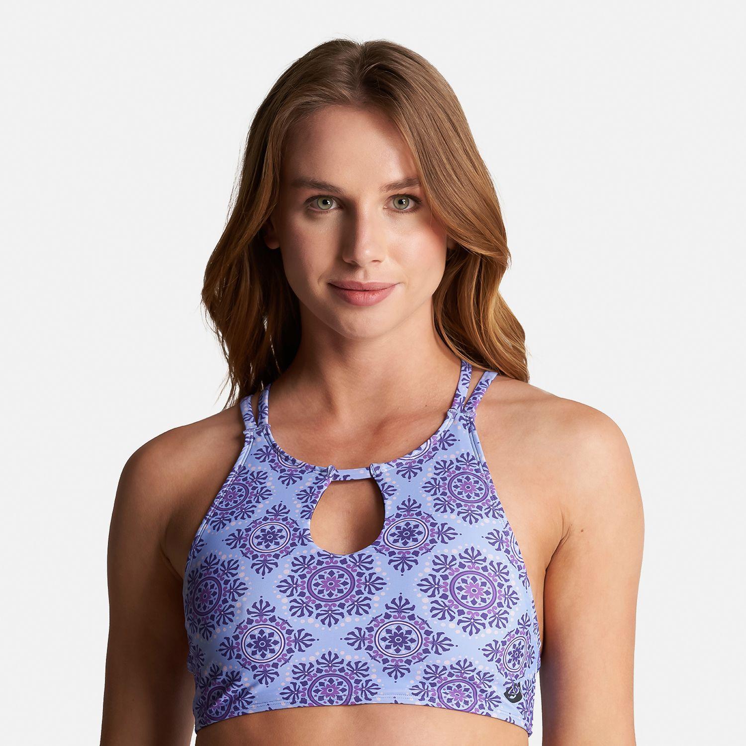 Traje de Baño Mujer Fondo de Bikini Full Print Lila Haka Honu-4