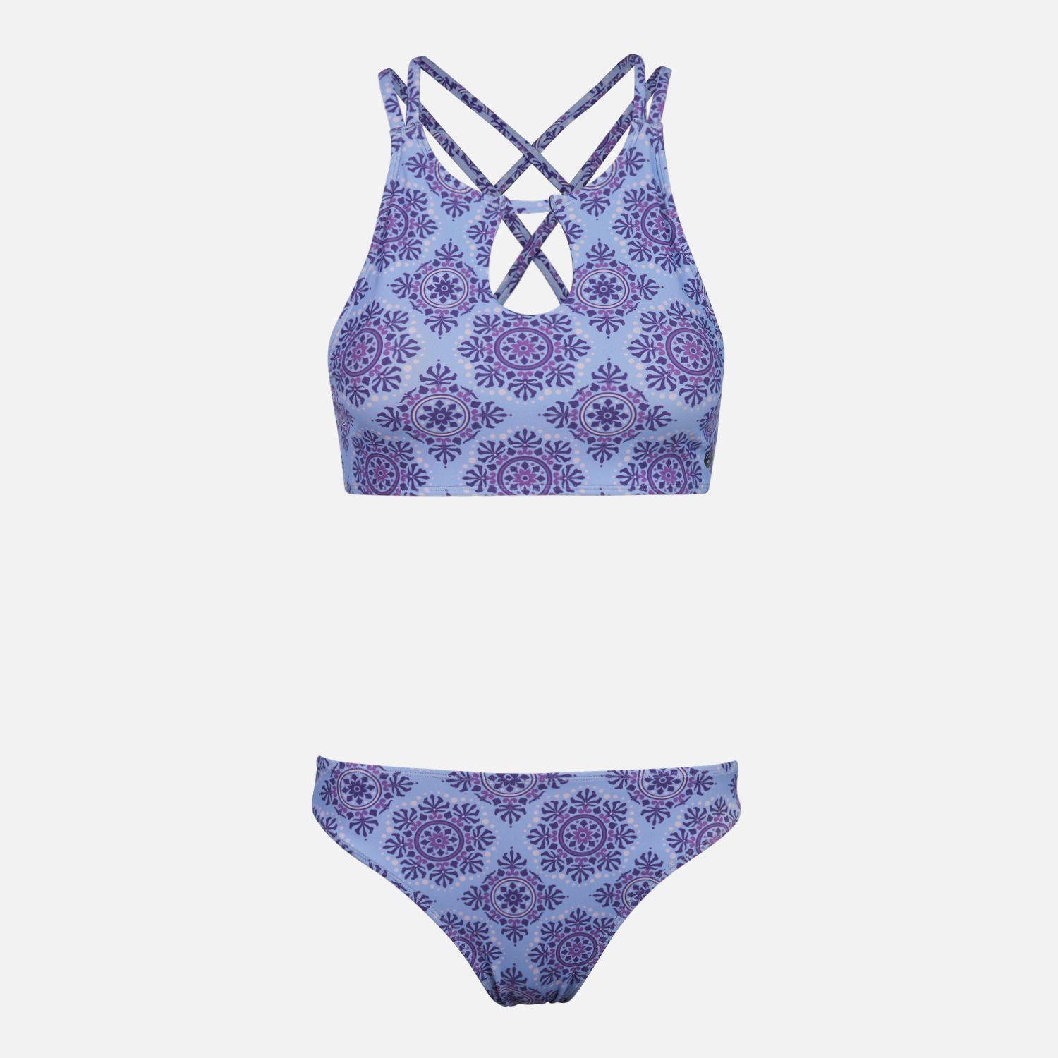 Traje de Baño Mujer Fondo de Bikini Full Print Lila Haka Honu-0