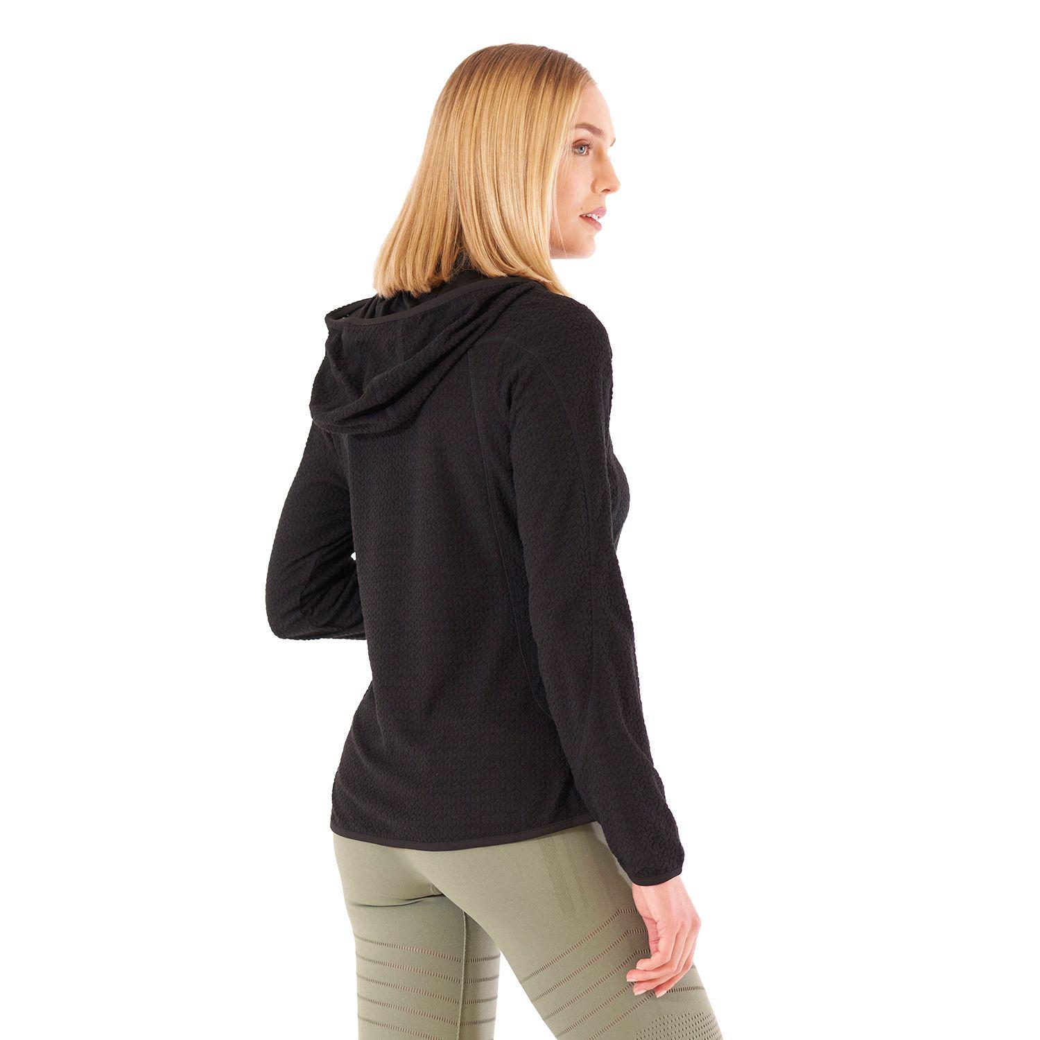 Poleron Mujer Jacaranda Nano-F 14 Zip Hoody Negro Lippi V22-3