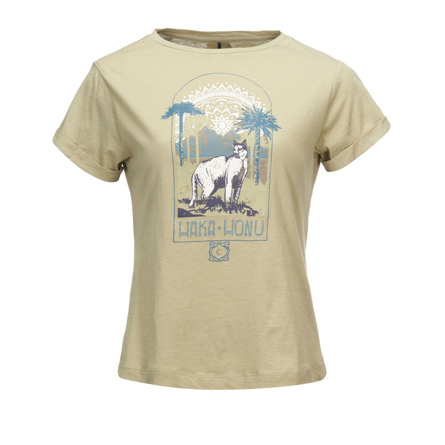 Polera Mujer Polo Verde Militar Haka Honu-0