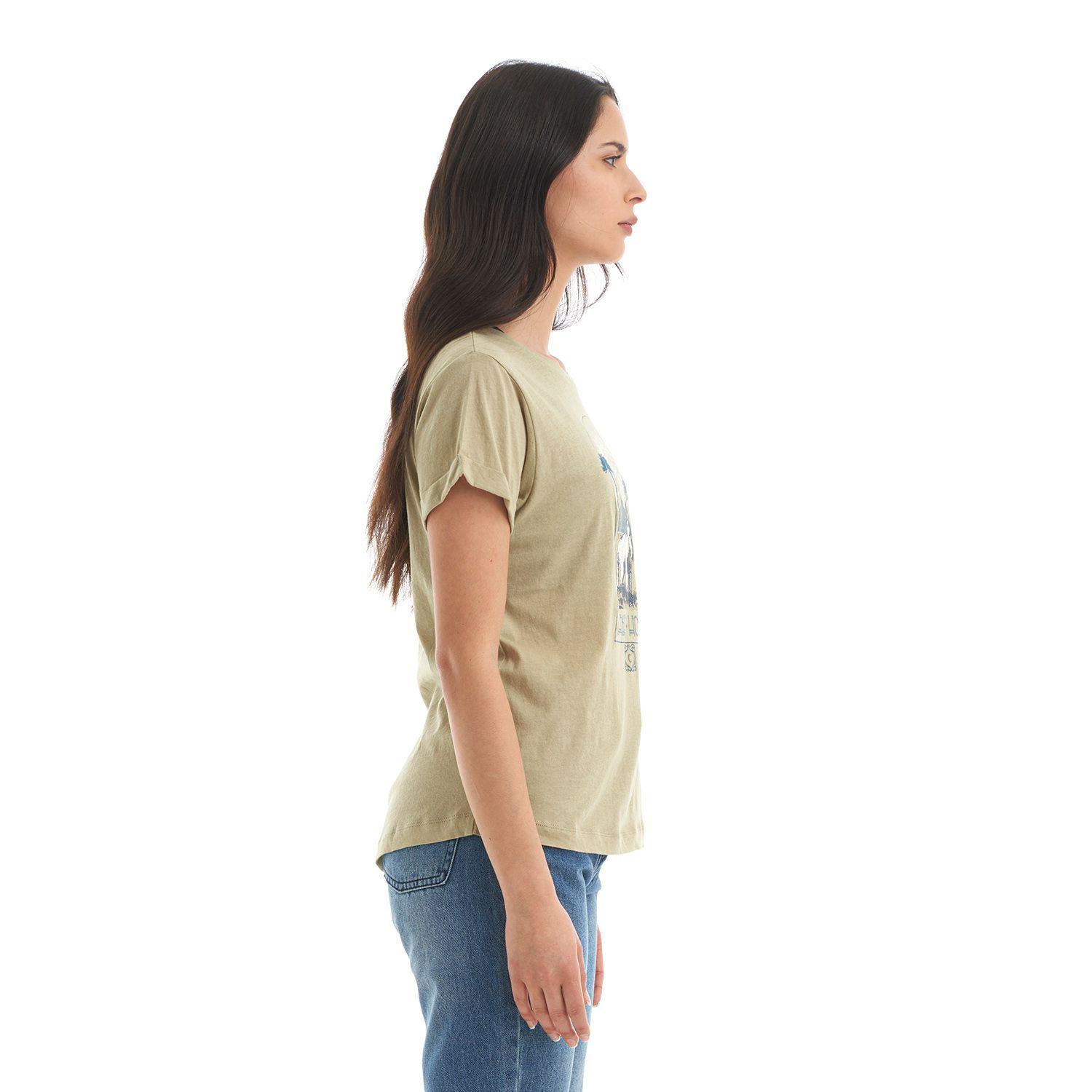 Polera Mujer Polo Verde Militar Haka Honu-3