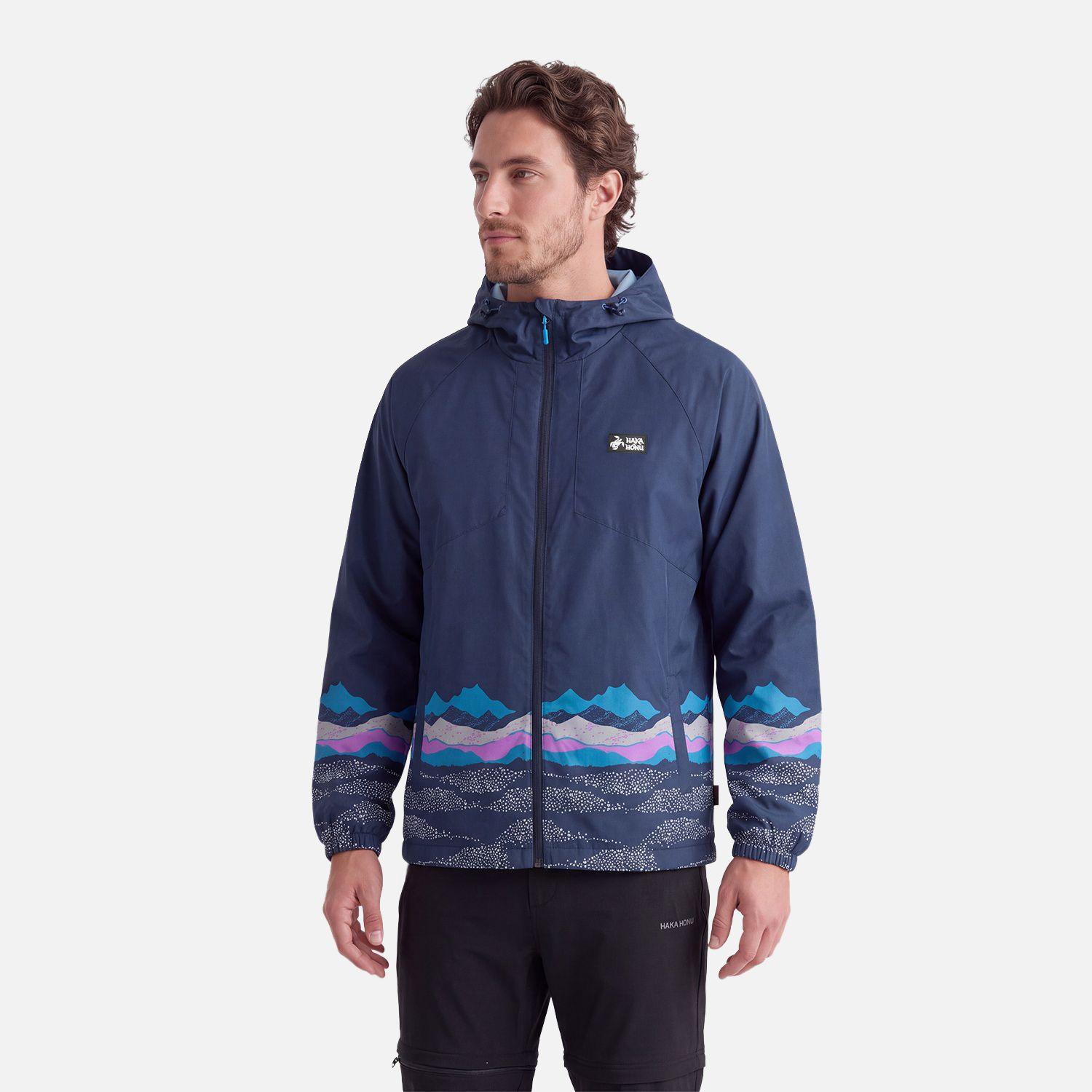 Chaqueta Hombre Aperrao Print Azul Noche Haka Honu V27-0