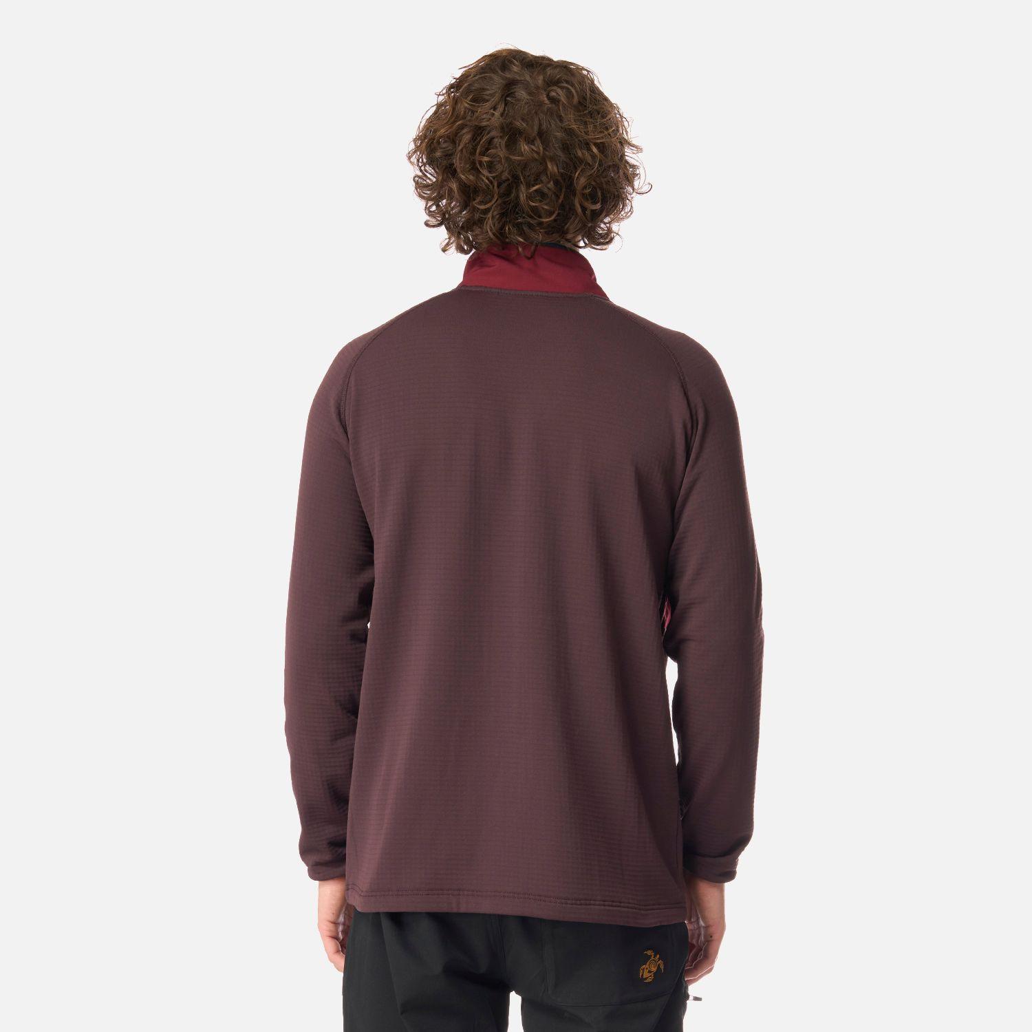 Polerón Hombre Taina Full Zip Burdeo Haka Honu I26-2