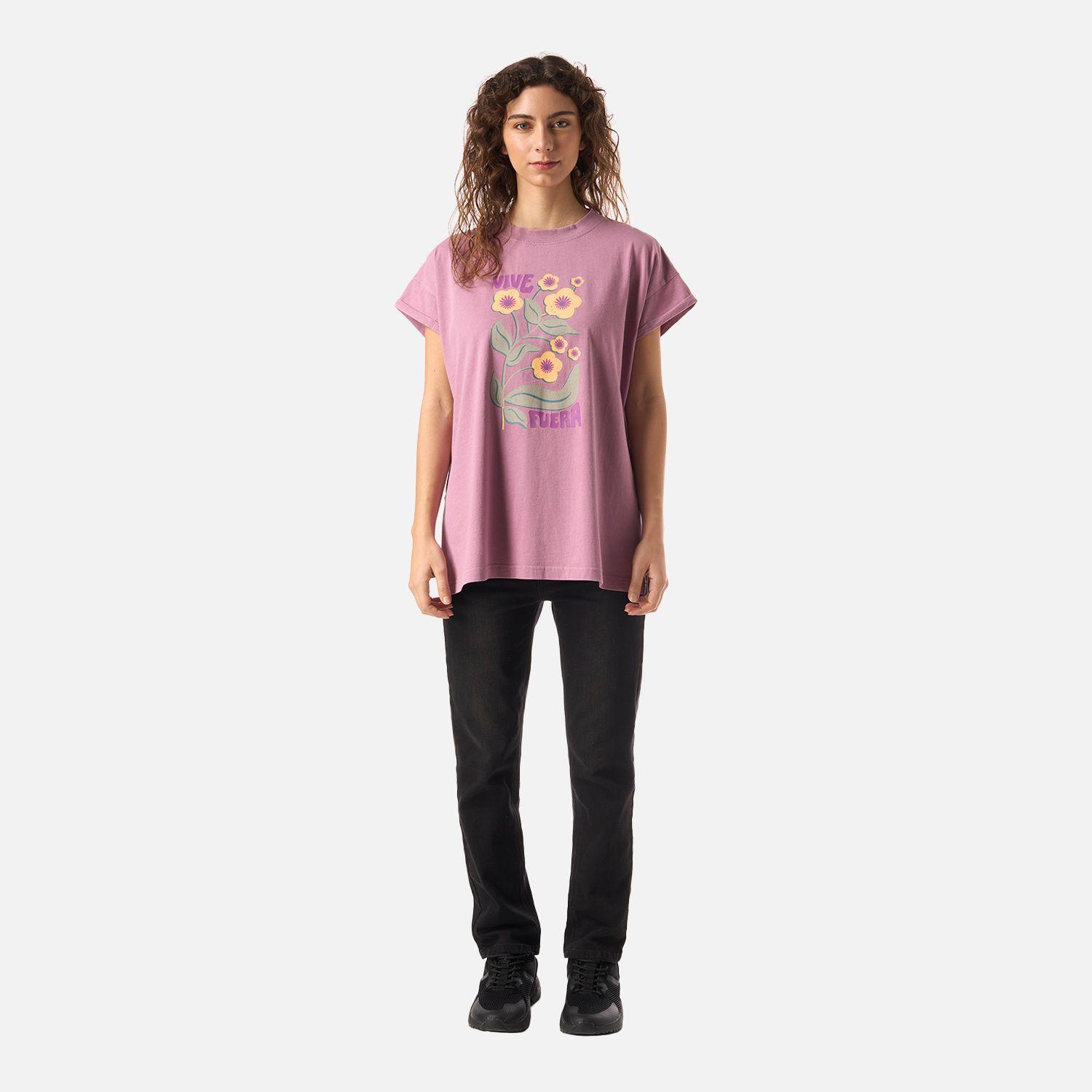 Polera Mujer Garza Lila Haka Honu V26-0