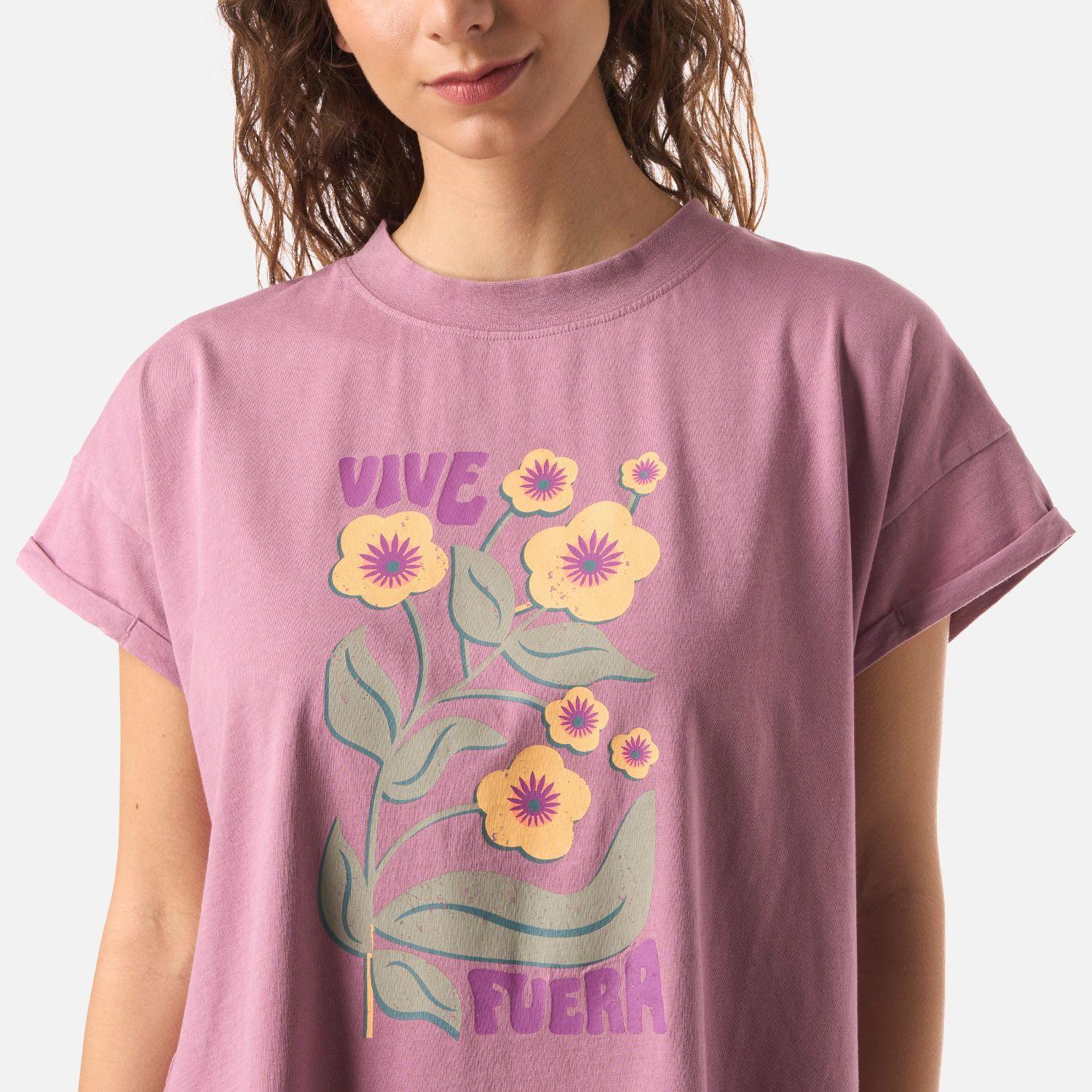 Polera Mujer Garza Lila Haka Honu V26-4