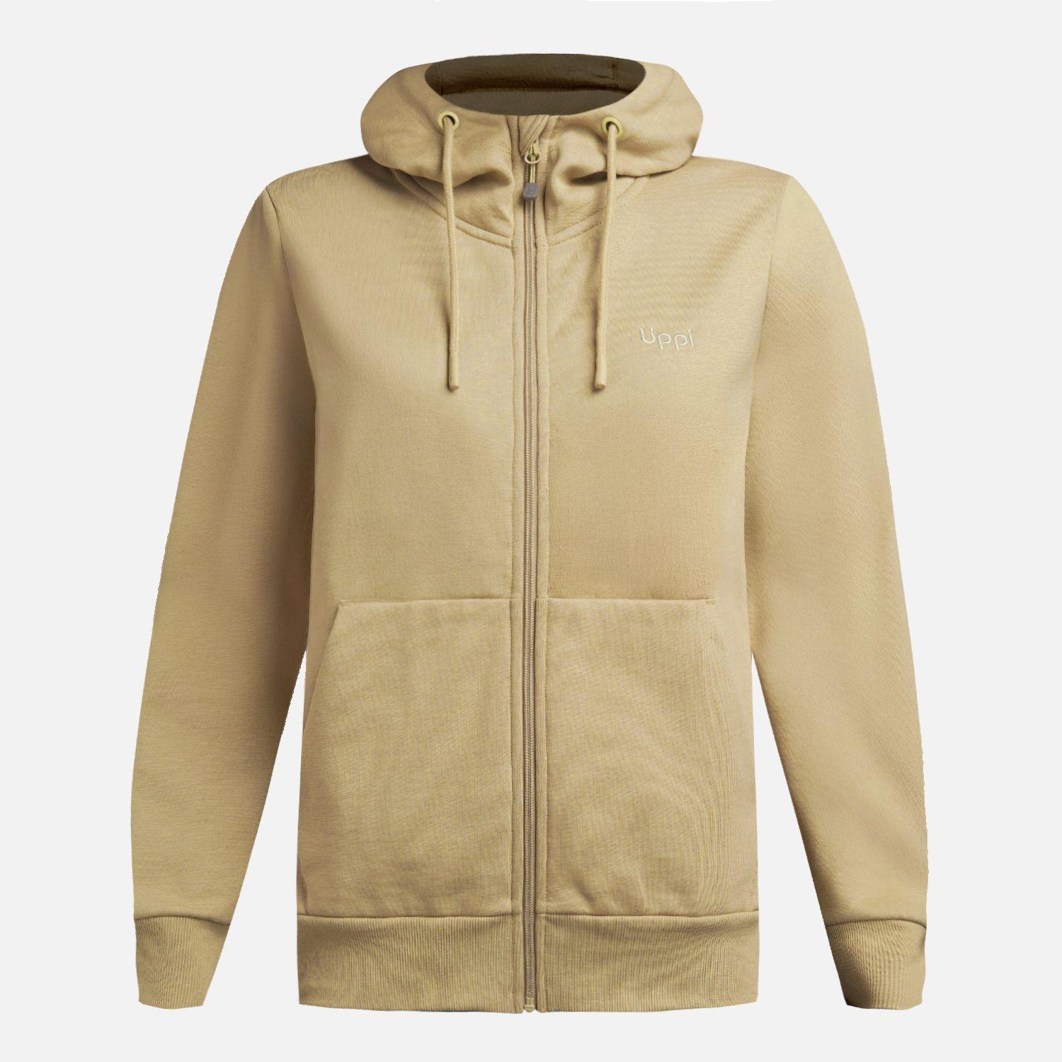 Polerón Mujer Ulmo Full Zip Hoody Sweatshirt Verde Oliva Lippi V26-6