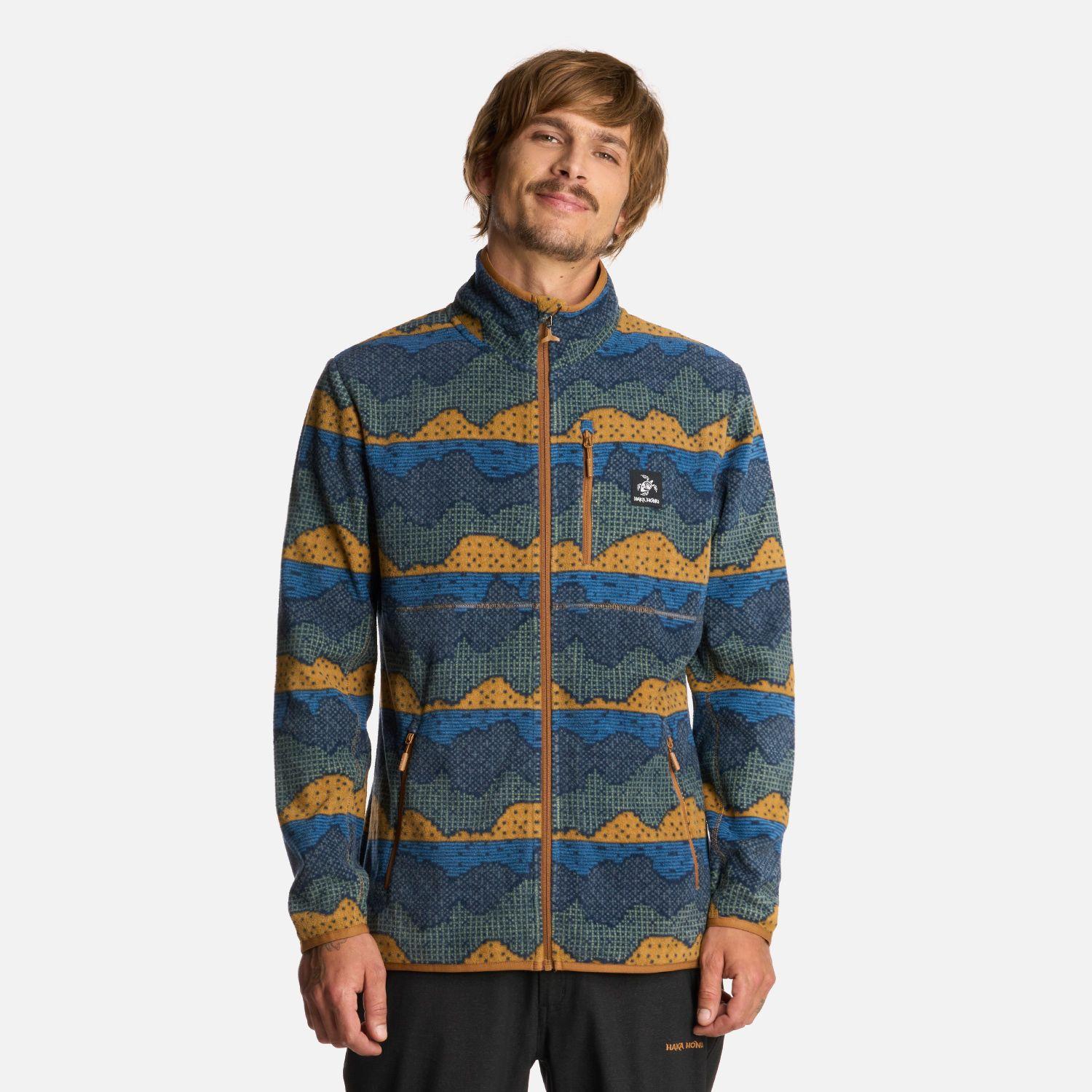 Polerón Hombre Tokerau Pro Print Mostaza Haka Honu I25-0