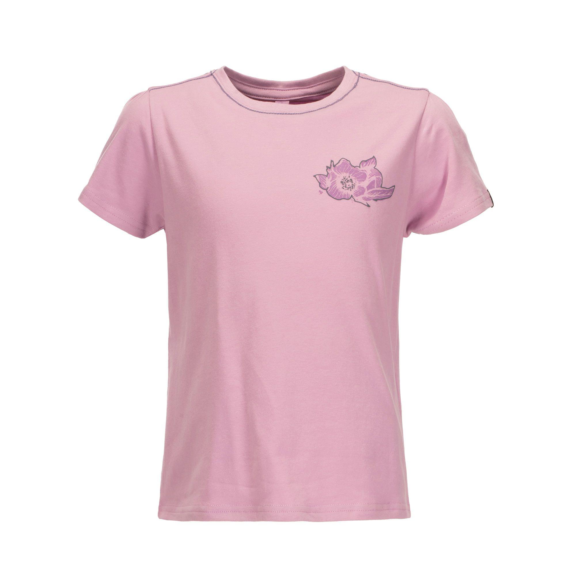 Polera Niña Chameleon UV-Stop T-Shirt Palo Rosa Lippi-0