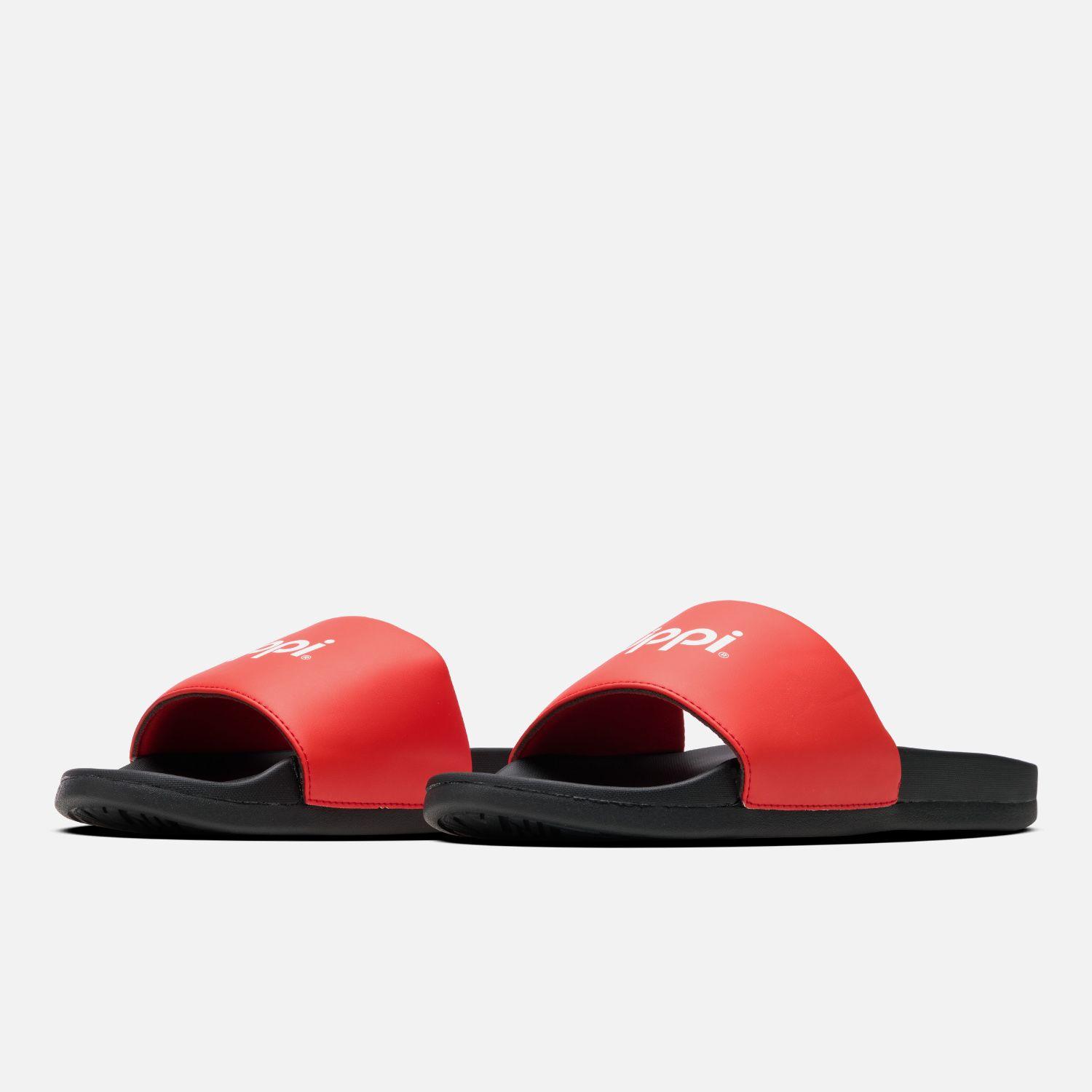 Sandalia Hombre Insigne Slide Rojo Lippi V25-4