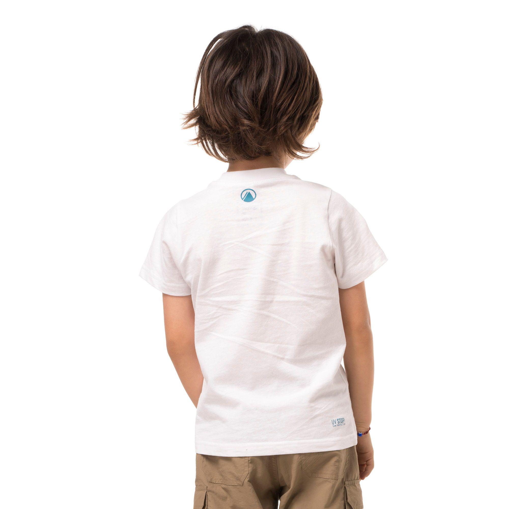 Polera Niño Logo Lippi UV-Stop T-Shirt Turquesa Verde Lippi-2