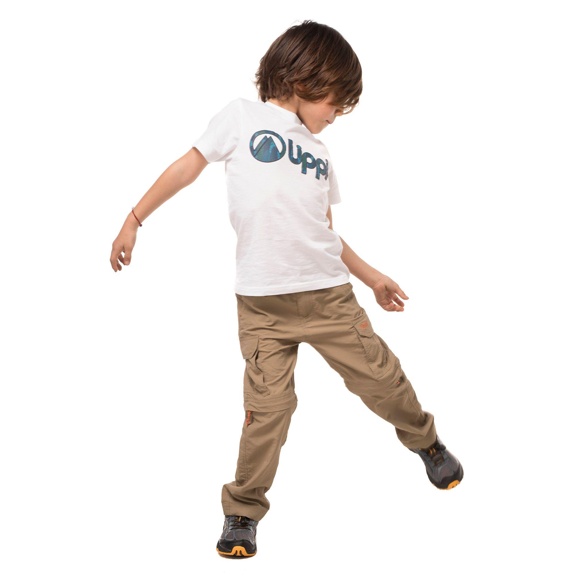 Polera Niño Logo Lippi UV-Stop T-Shirt Turquesa Verde Lippi-3