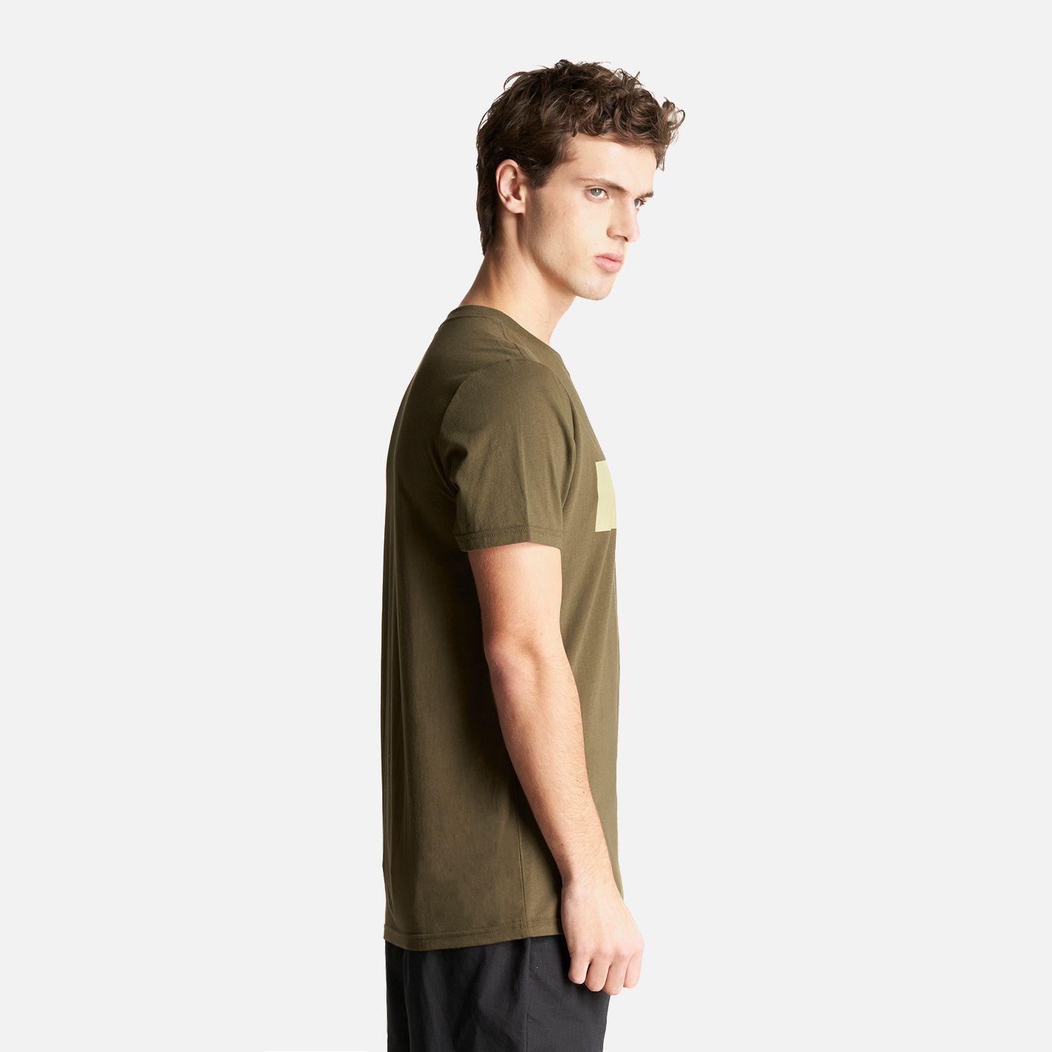 Polera Hombre Logo Lippi T-Shirt Front Line Oliva Oscuro Lippi-3