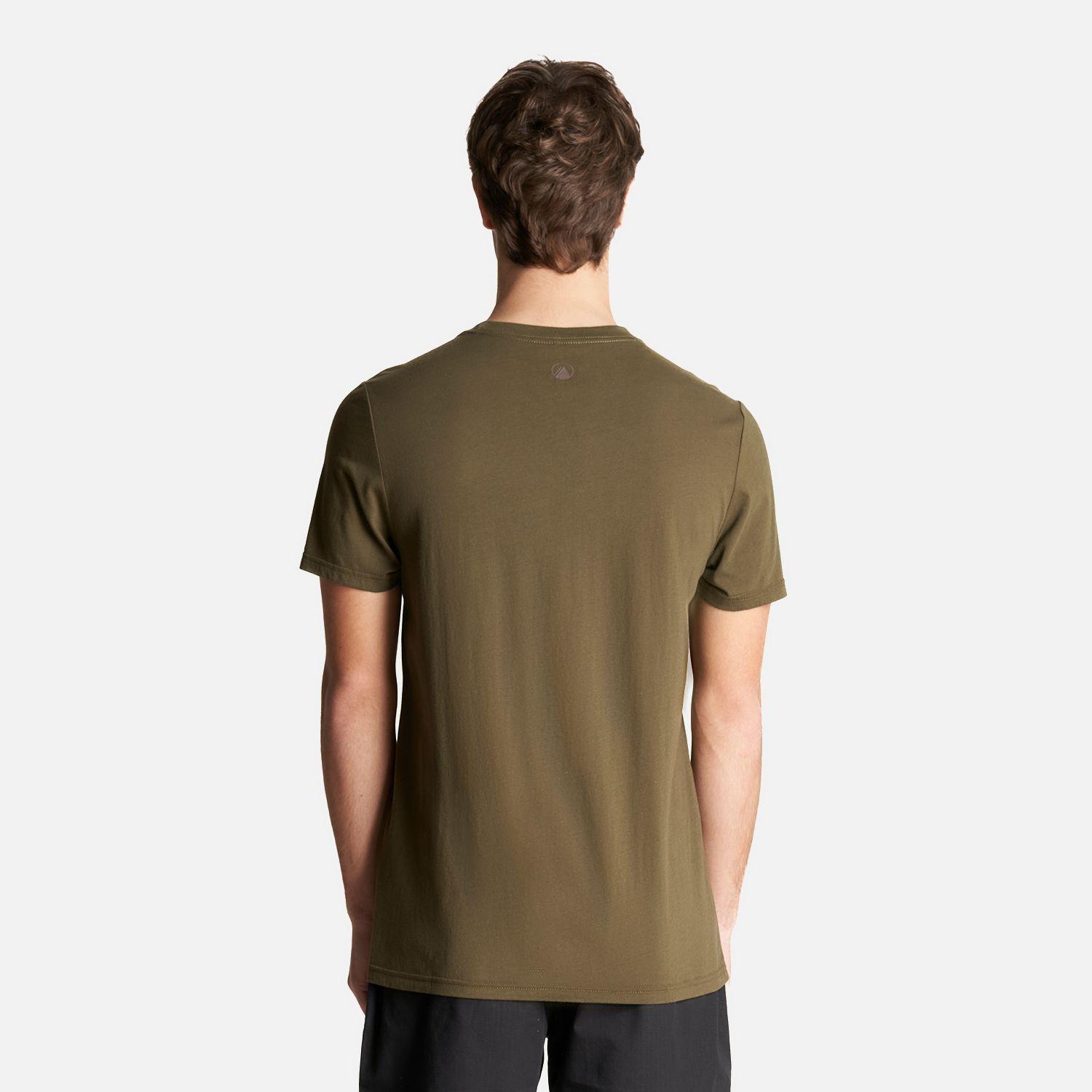 Polera Hombre Logo Lippi T-Shirt Front Line Oliva Oscuro Lippi-4