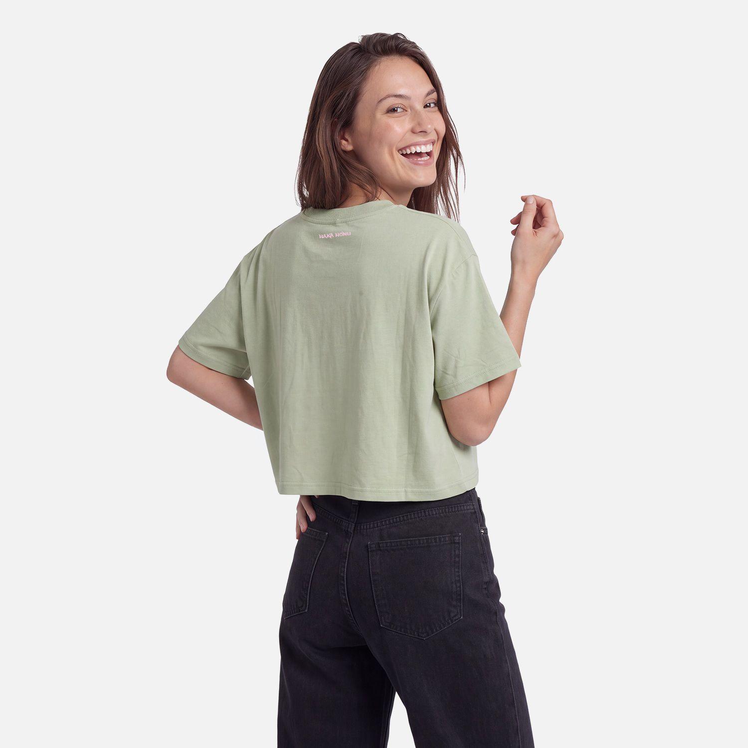 Polera Mujer Floreada Jade Haka Honu V27-2