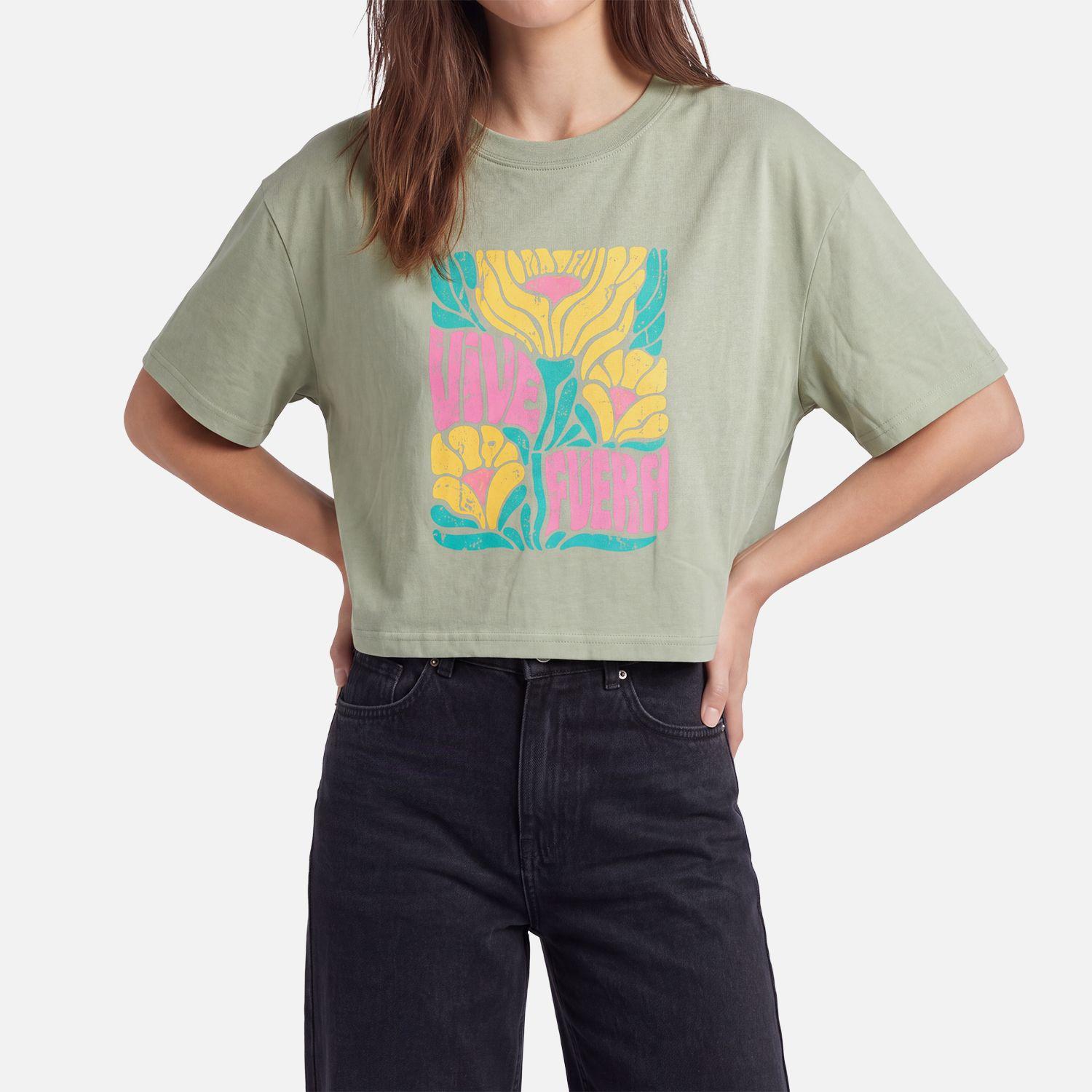 Polera Mujer Floreada Jade Haka Honu V27-3