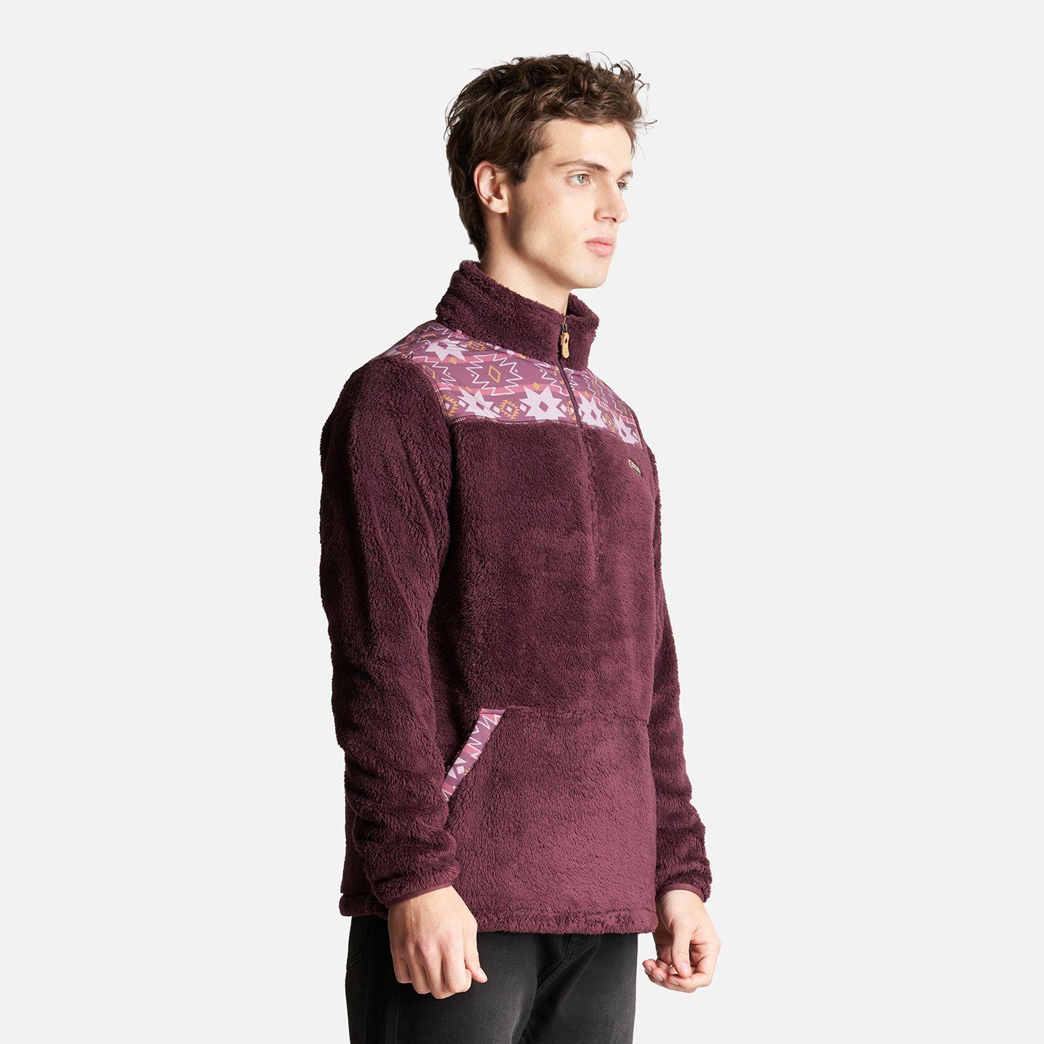 Poleron Hombre Baggy Sweatshirt Burdeo Lippi-2