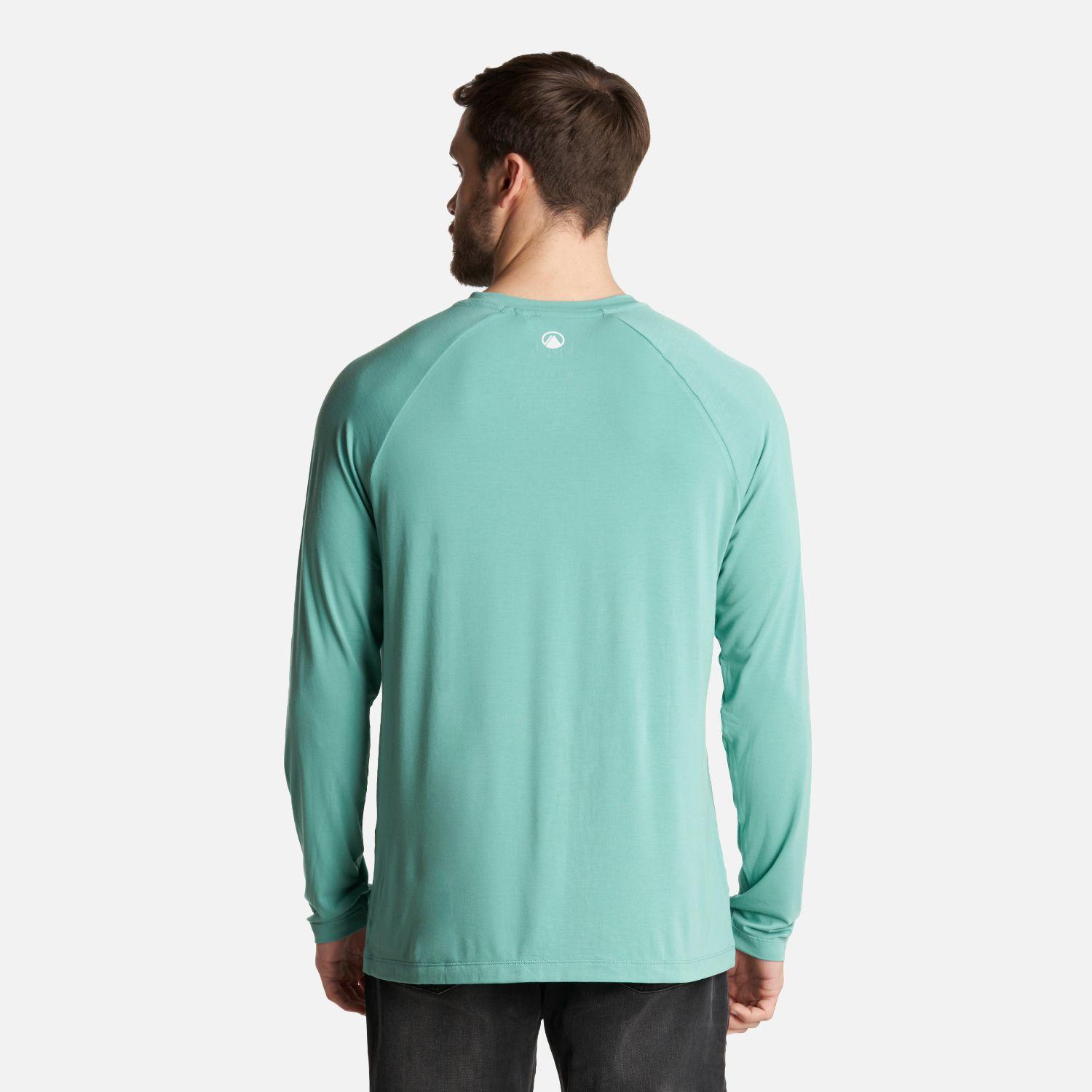Polera Hombre Sun Action Long Sleeve Q-Dry Tshirt Turquesa Lippi-3