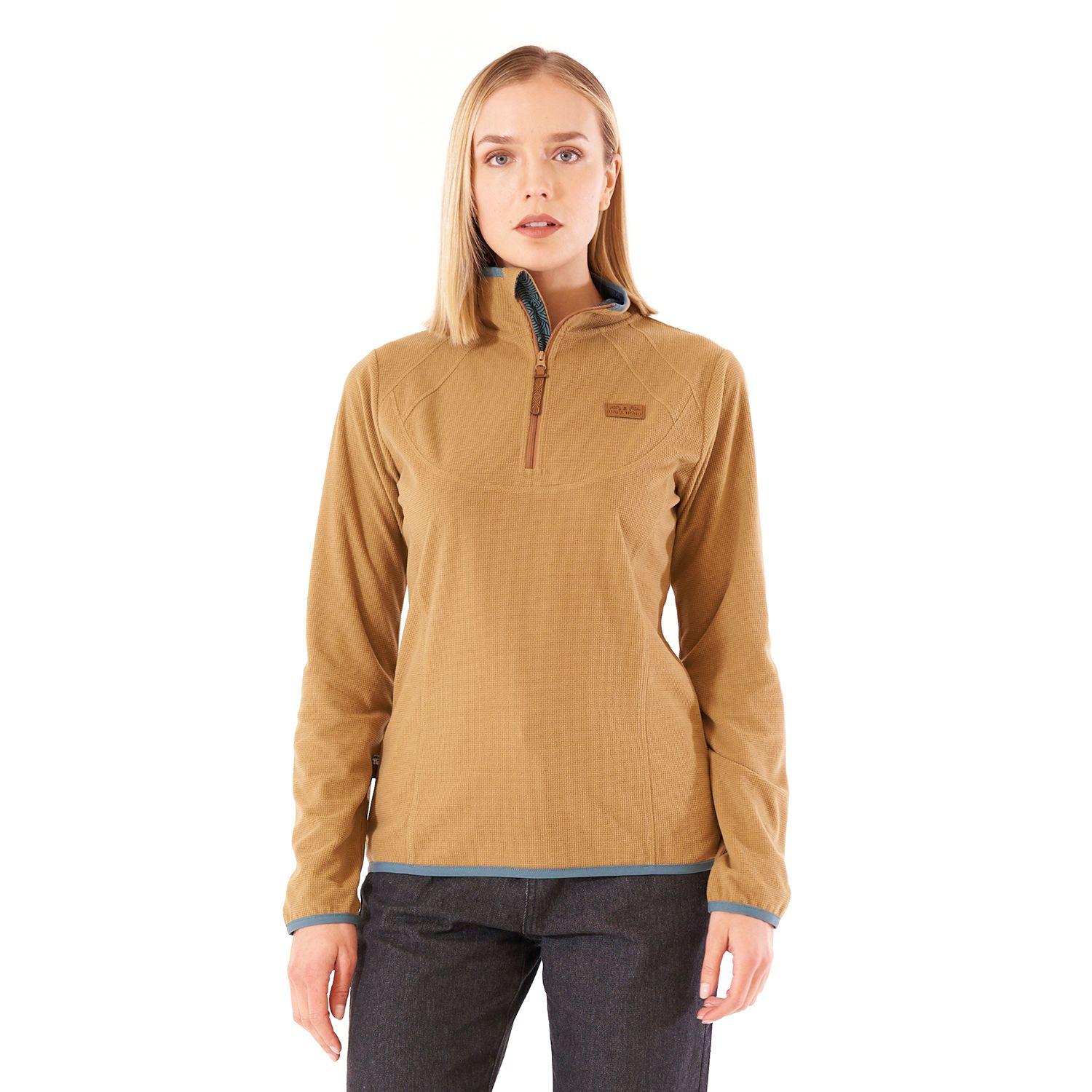 Poleron Mujer Taina Mostaza Haka Honu-1