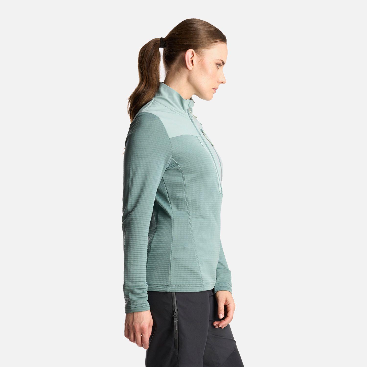 Poleron Mujer Karova Nano F 1/4 Zip Jade Lippi-3