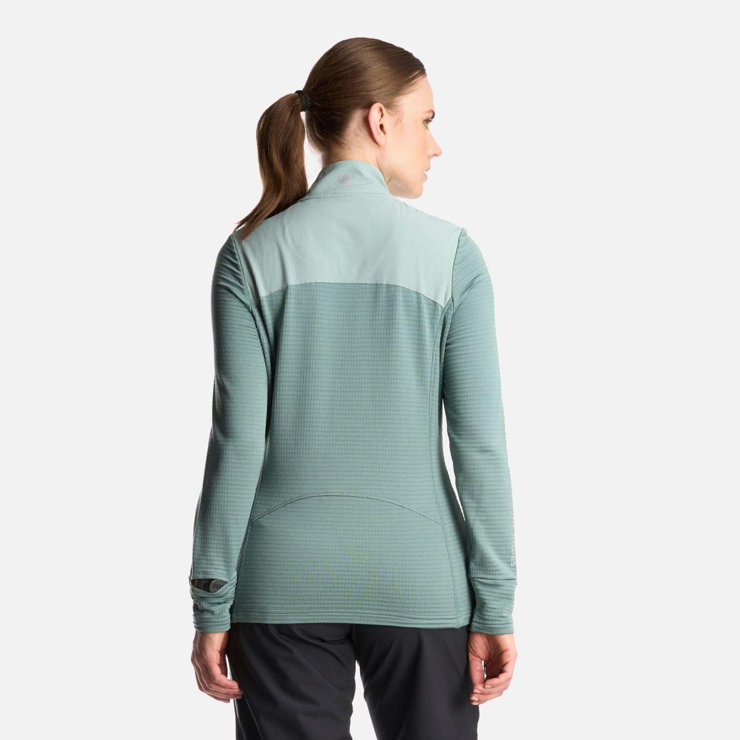Poleron Mujer Karova Nano F 1/4 Zip Jade Lippi-4
