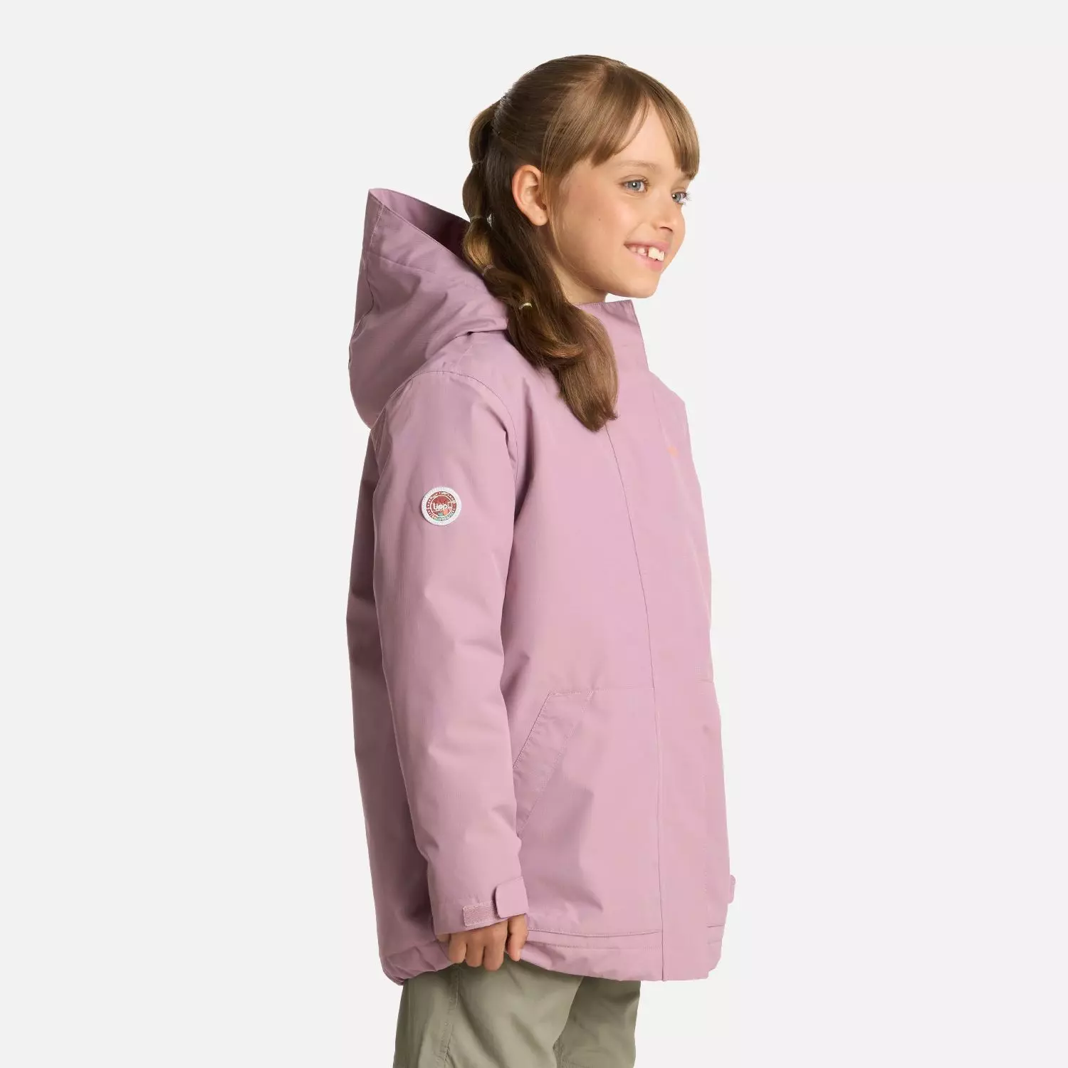 Chaqueta Niña Cold Place B-Dry Hoody Jacket Malva Lippi I25-1
