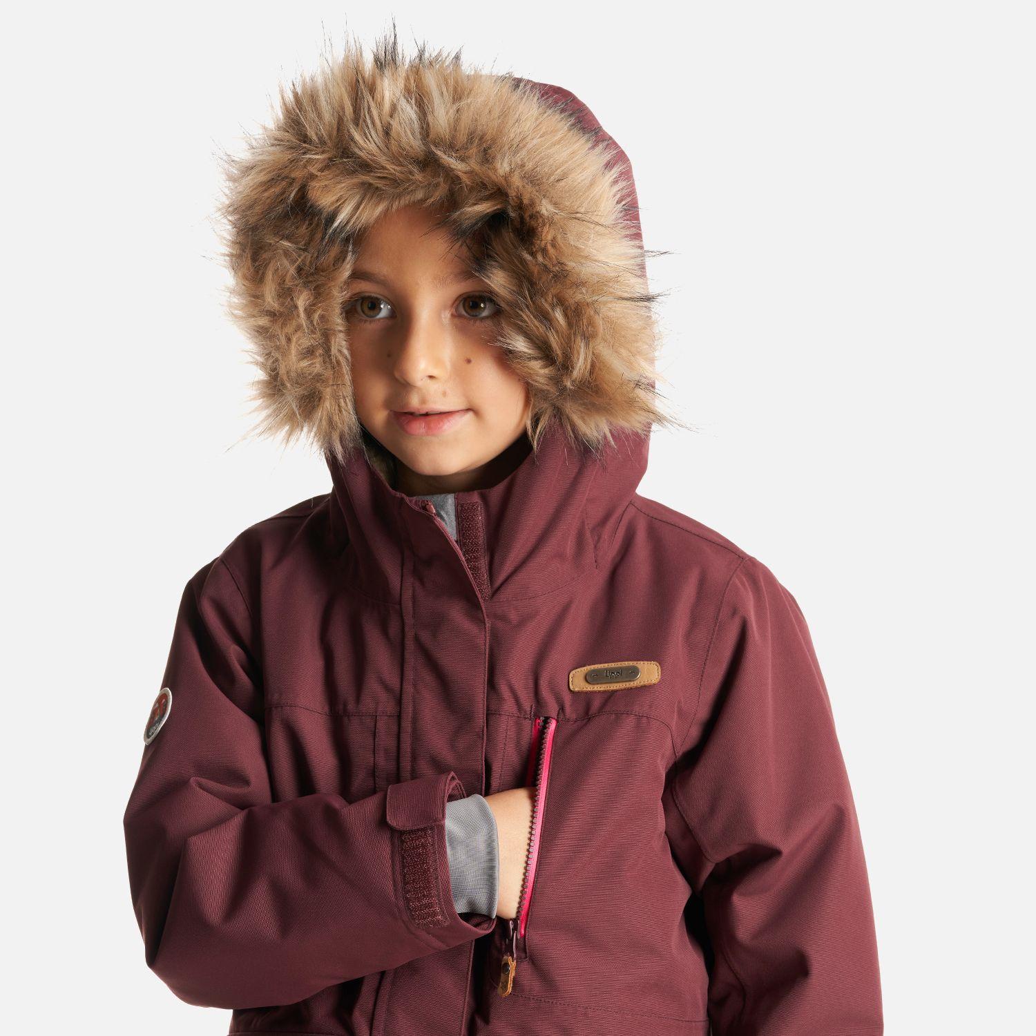 Chaqueta Niña Roble B-Dry Hoody Jacket Vino Lippi I23-4