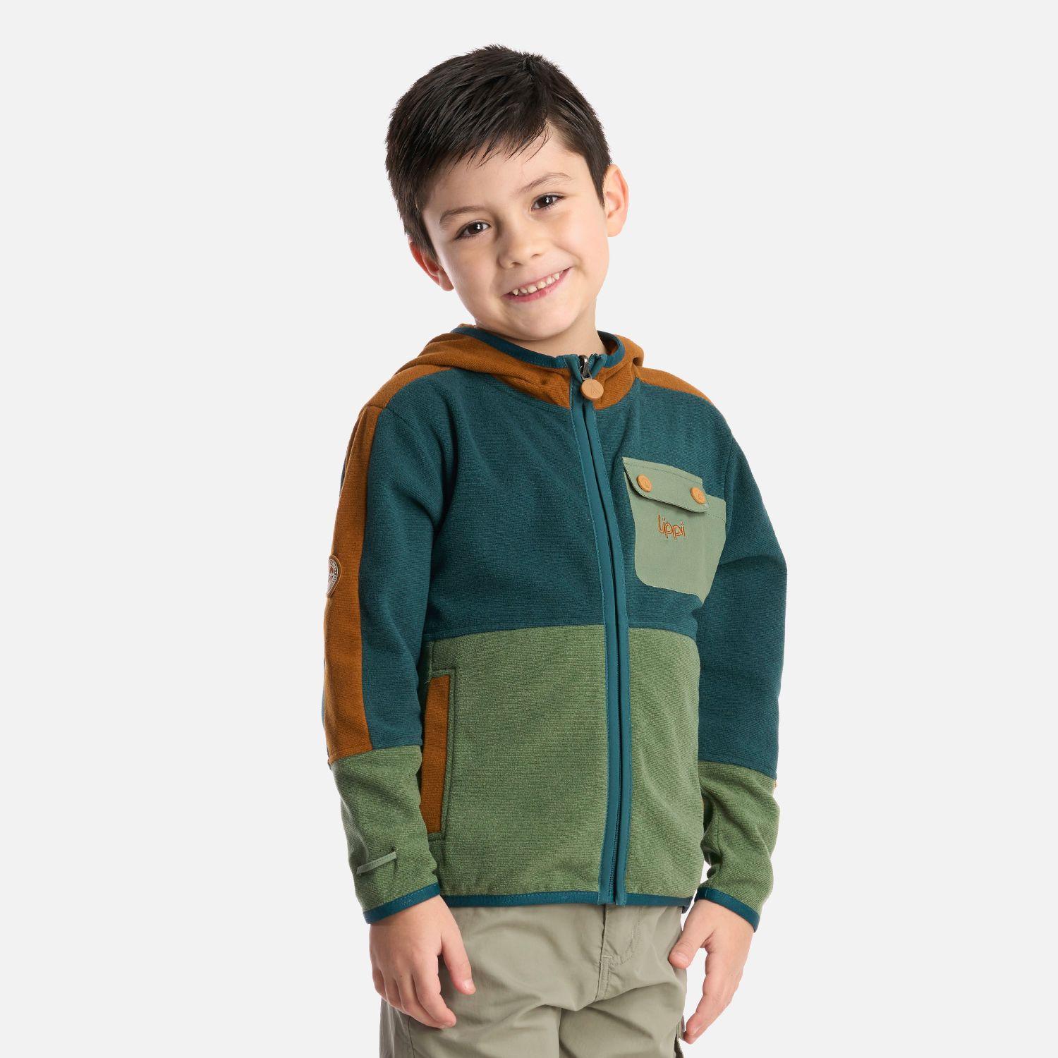 Polerón Niño FirePlace Hoody Sweatshirt Petroleo Lippi-1
