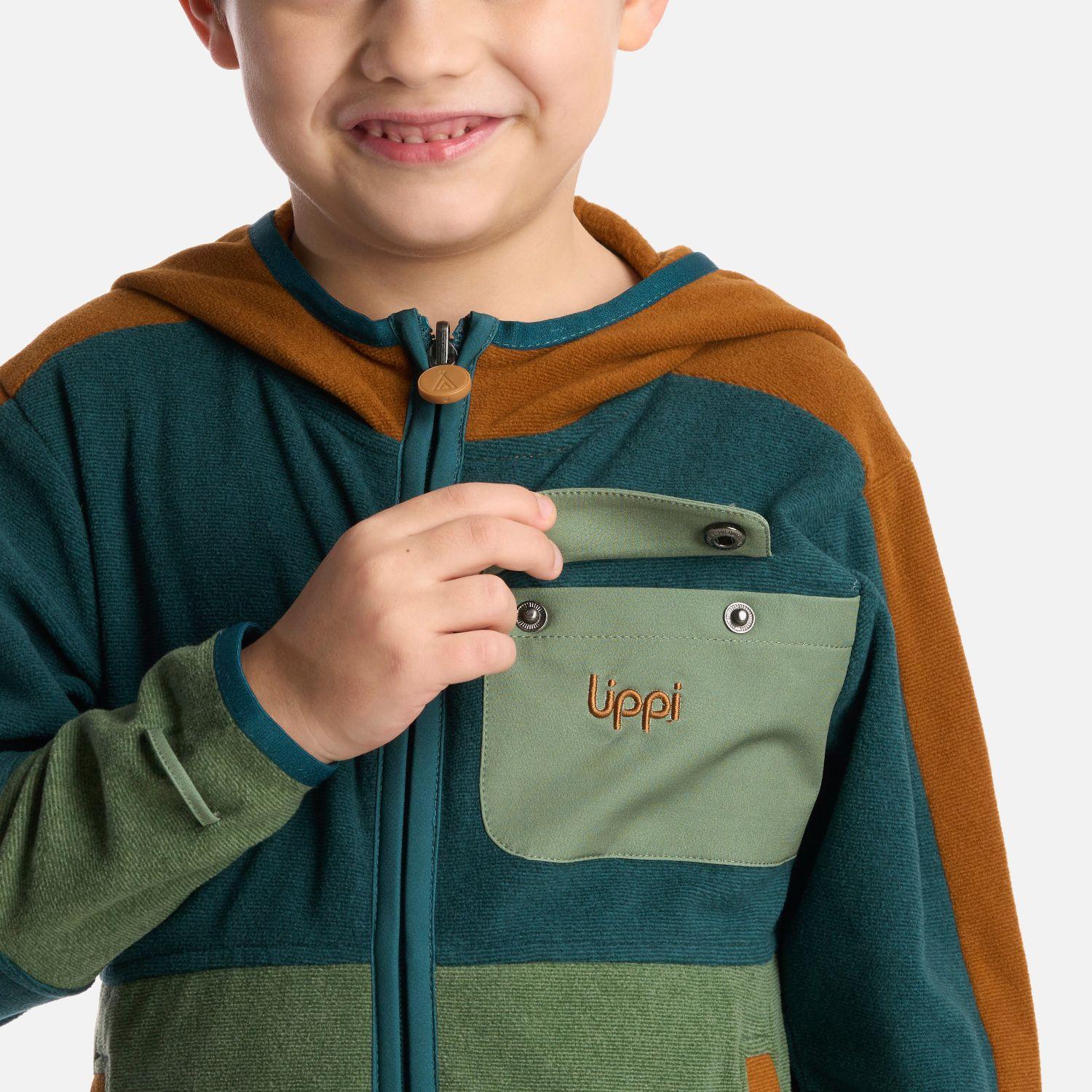 Polerón Niño FirePlace Hoody Sweatshirt Petroleo Lippi-4