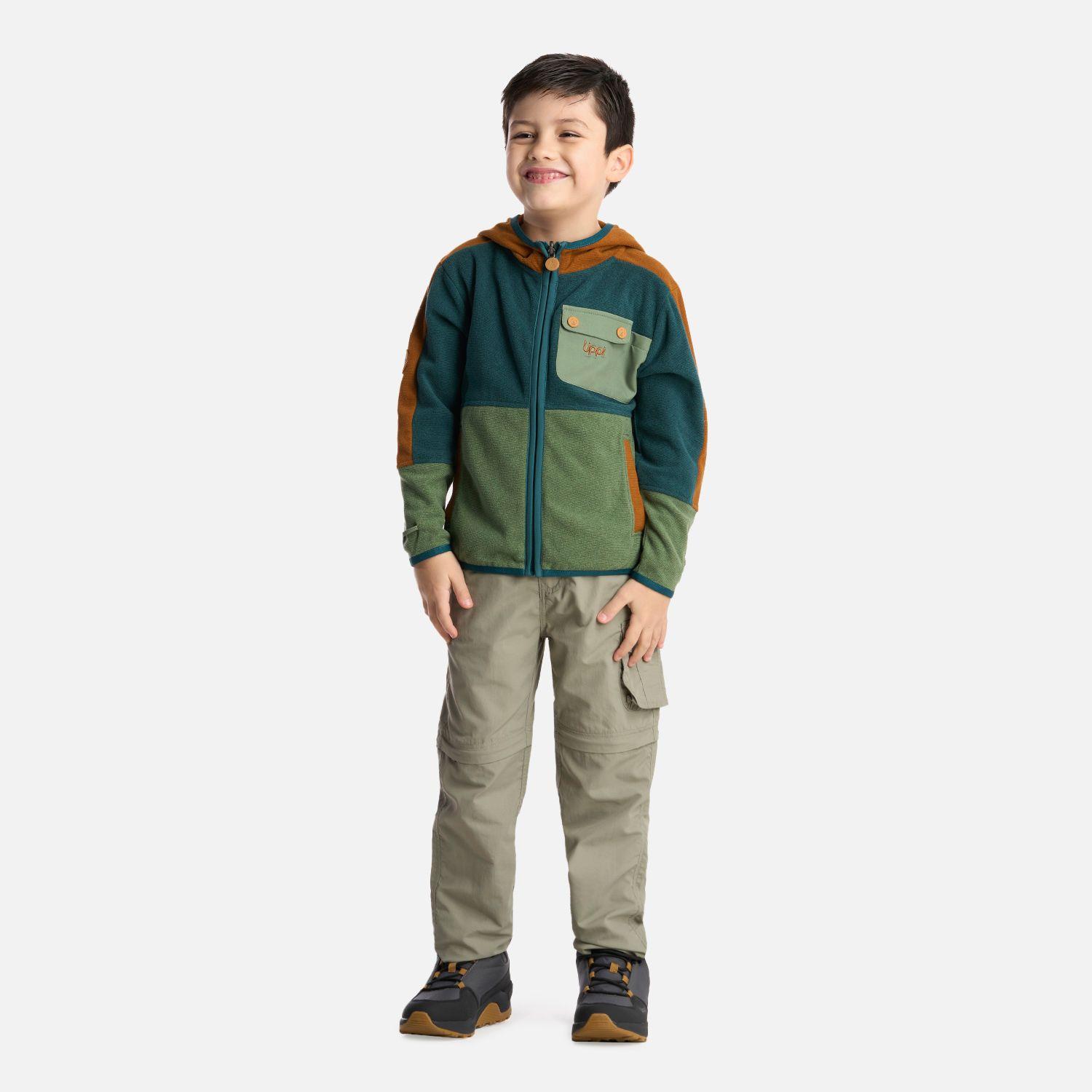 Polerón Niño FirePlace Hoody Sweatshirt Petroleo Lippi-6