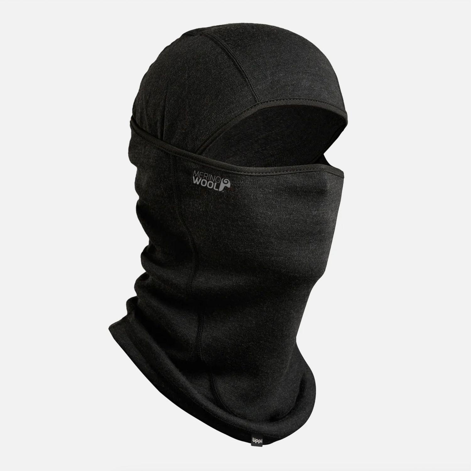 Balaclava Unisex Merino Wool Balaclava Negro Lippi I24-0