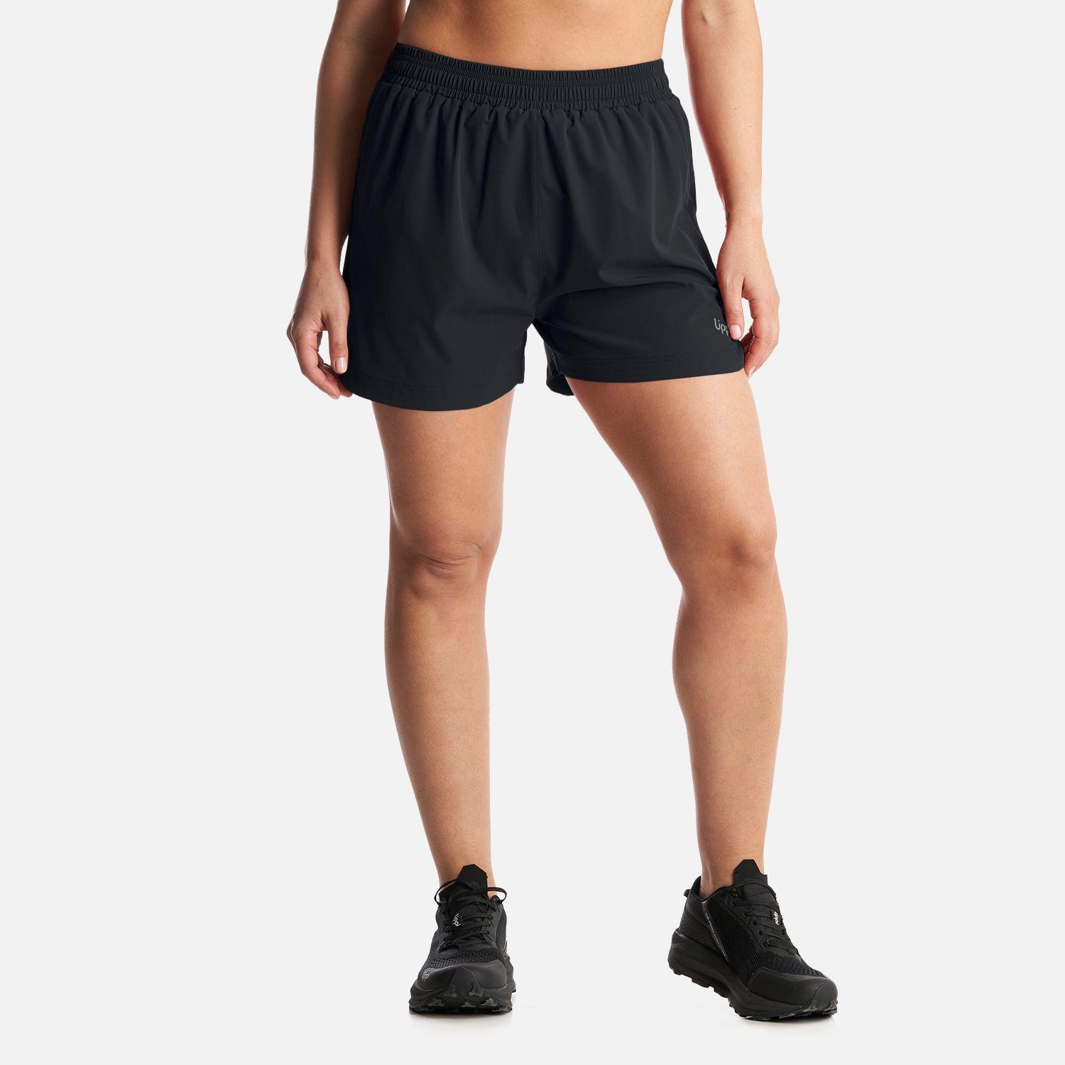 Short Mujer  Trail Q-Dry Shorts Negro Lippi-1