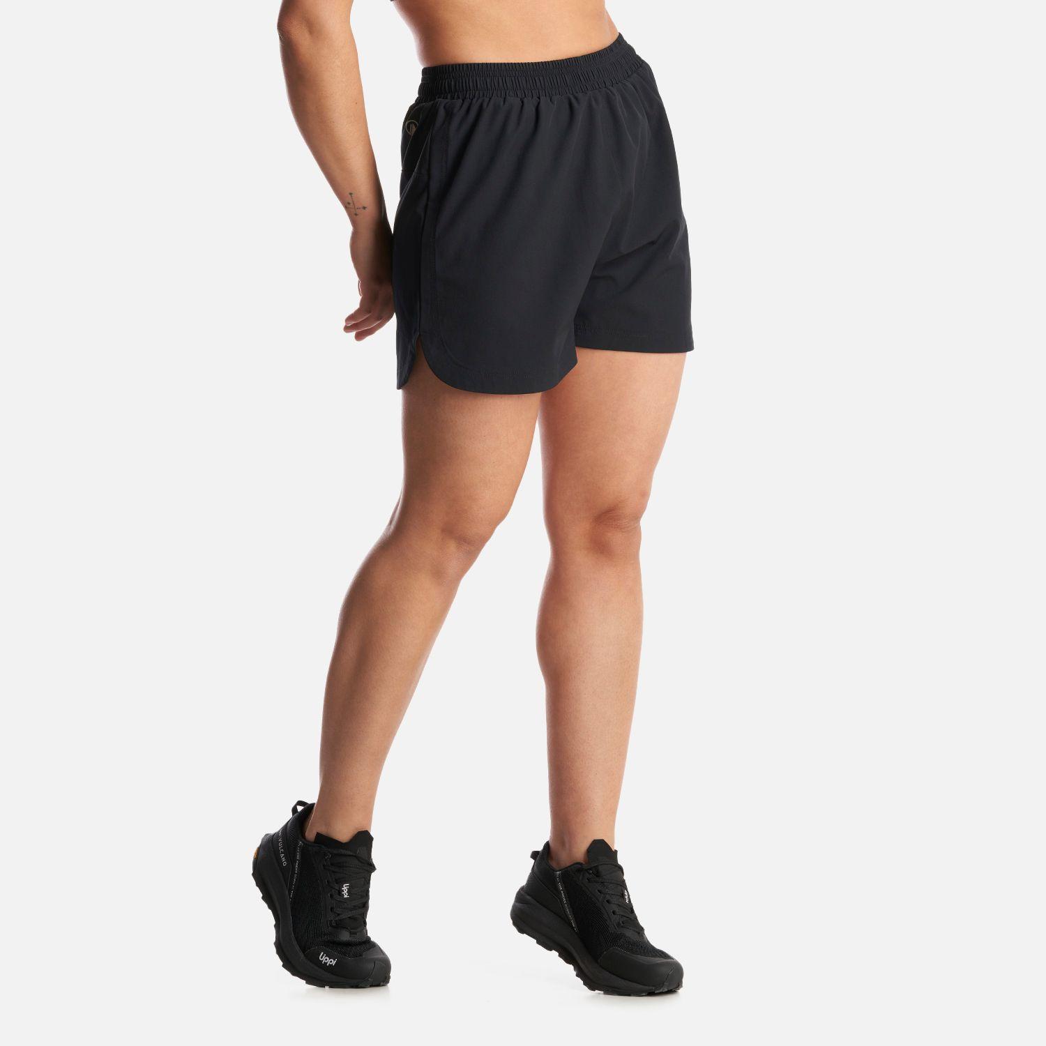 Short Mujer  Trail Q-Dry Shorts Negro Lippi-2