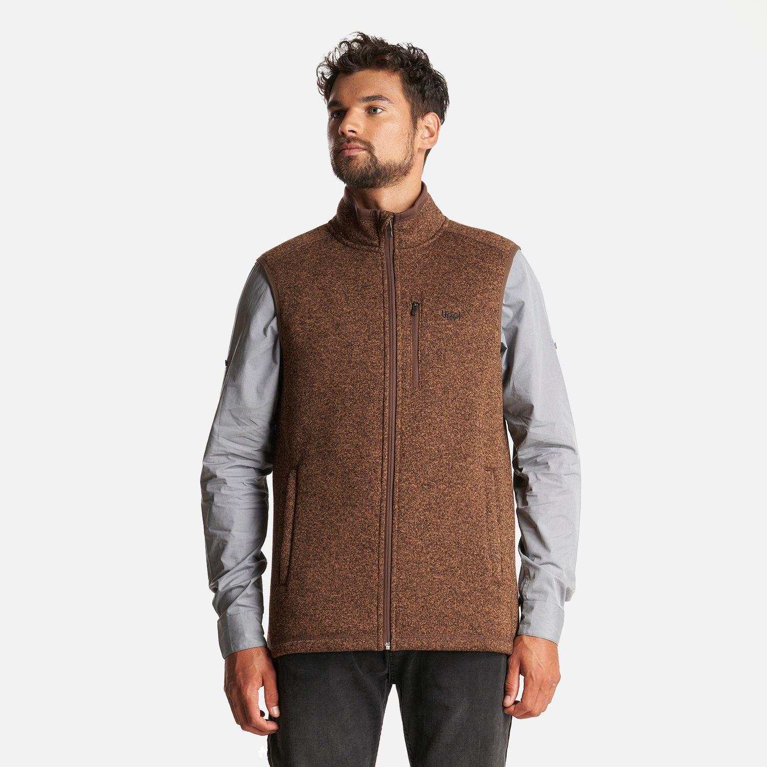 Chaqueta Hombre Coronado Therm-Pro Vest Melange Café Lippi-1