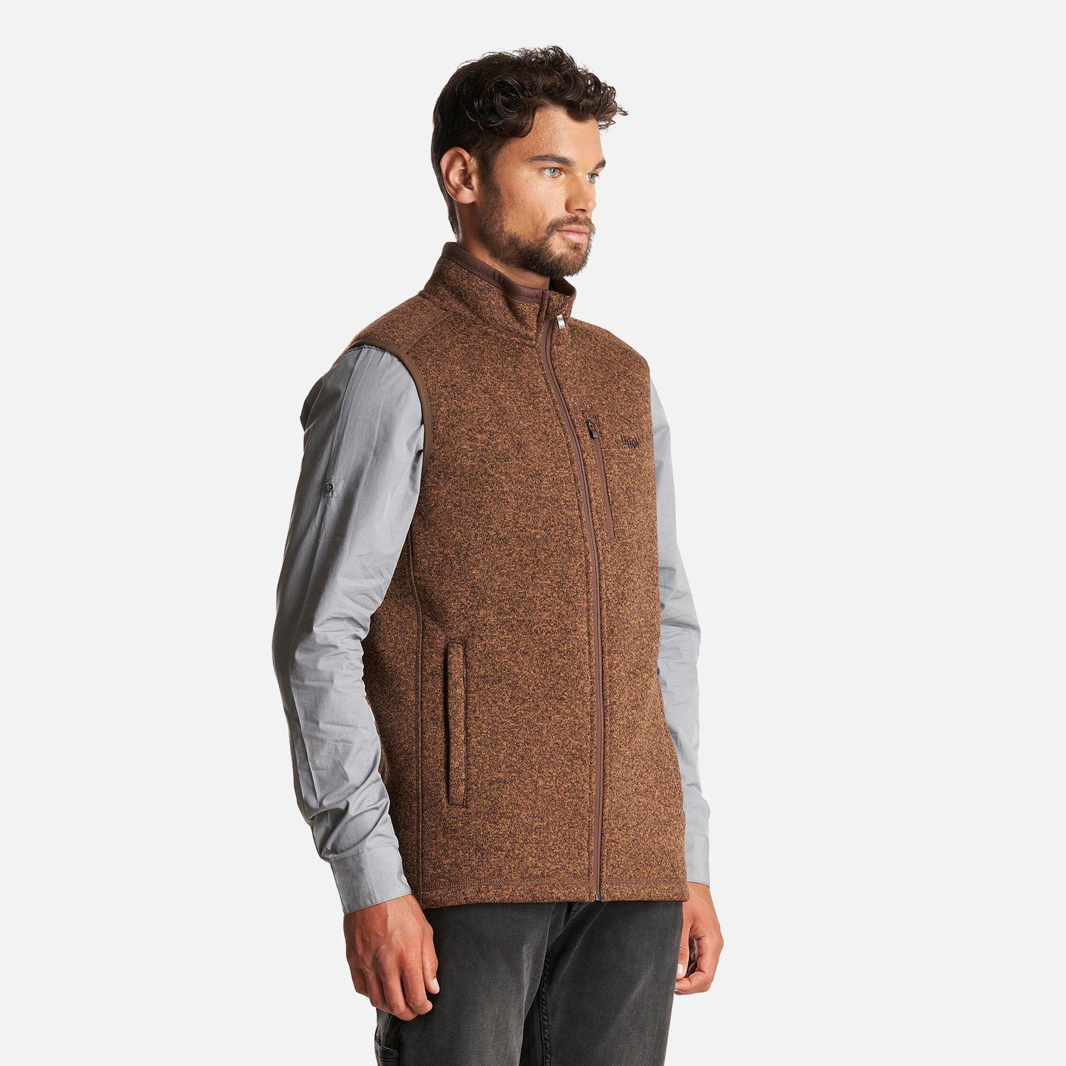 Chaqueta Hombre Coronado Therm-Pro Vest Melange Café Lippi-2