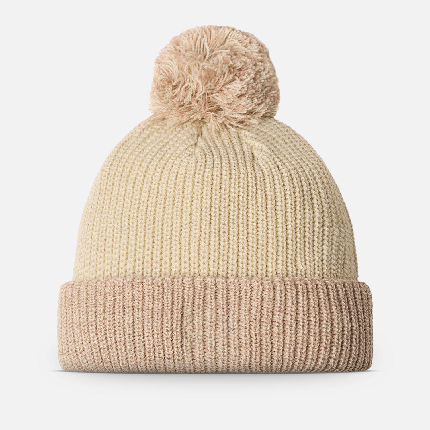 Gorro Unisex Fly Line Pom Blend-Pro Beanie Crema Melange  Lippi I26-2