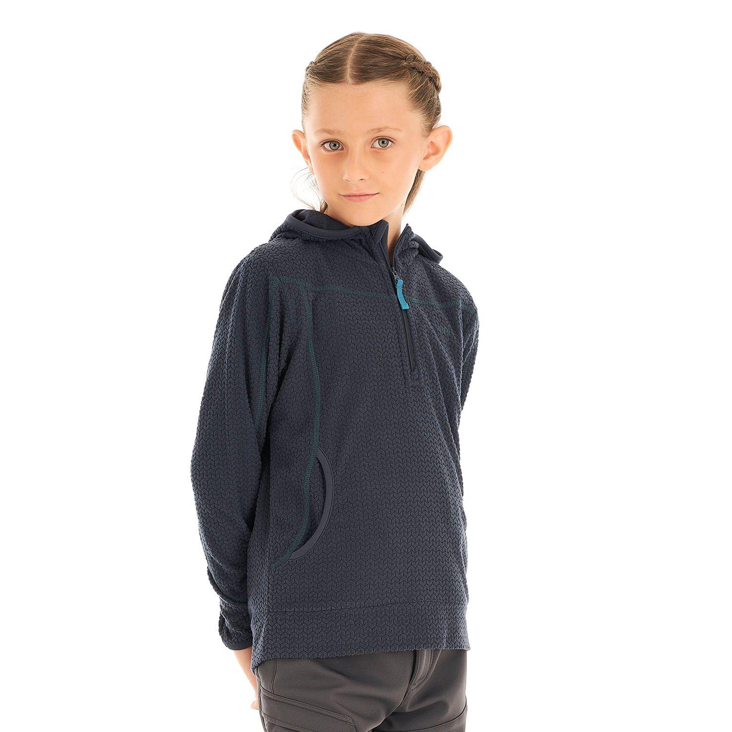 Poleron Niña Saltamontes Nano-F 14 Zip Hoody Azul Marino Lippi-2