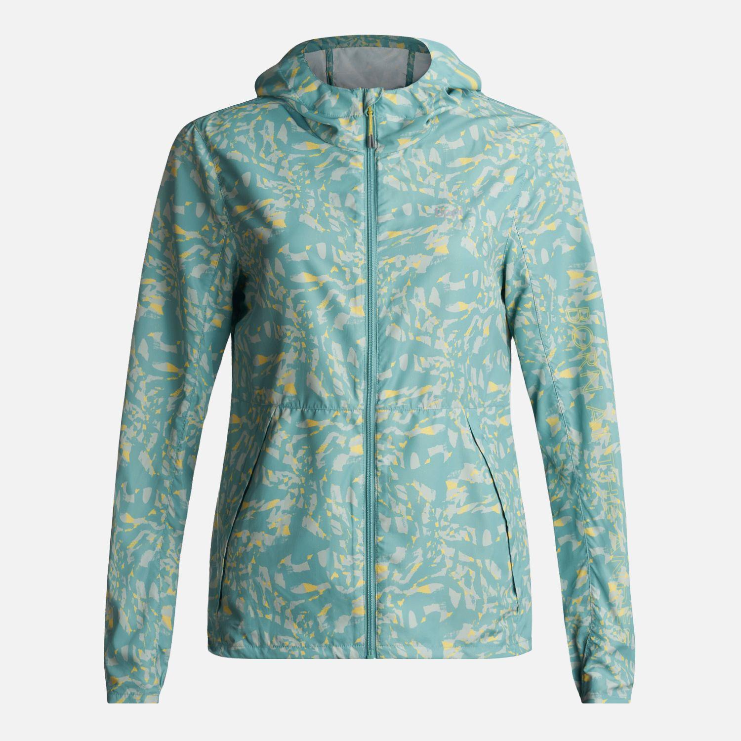 Chaqueta Mujer  Nightfall WindBreaker Hoody Jacket Print Turquesa Lippi-0