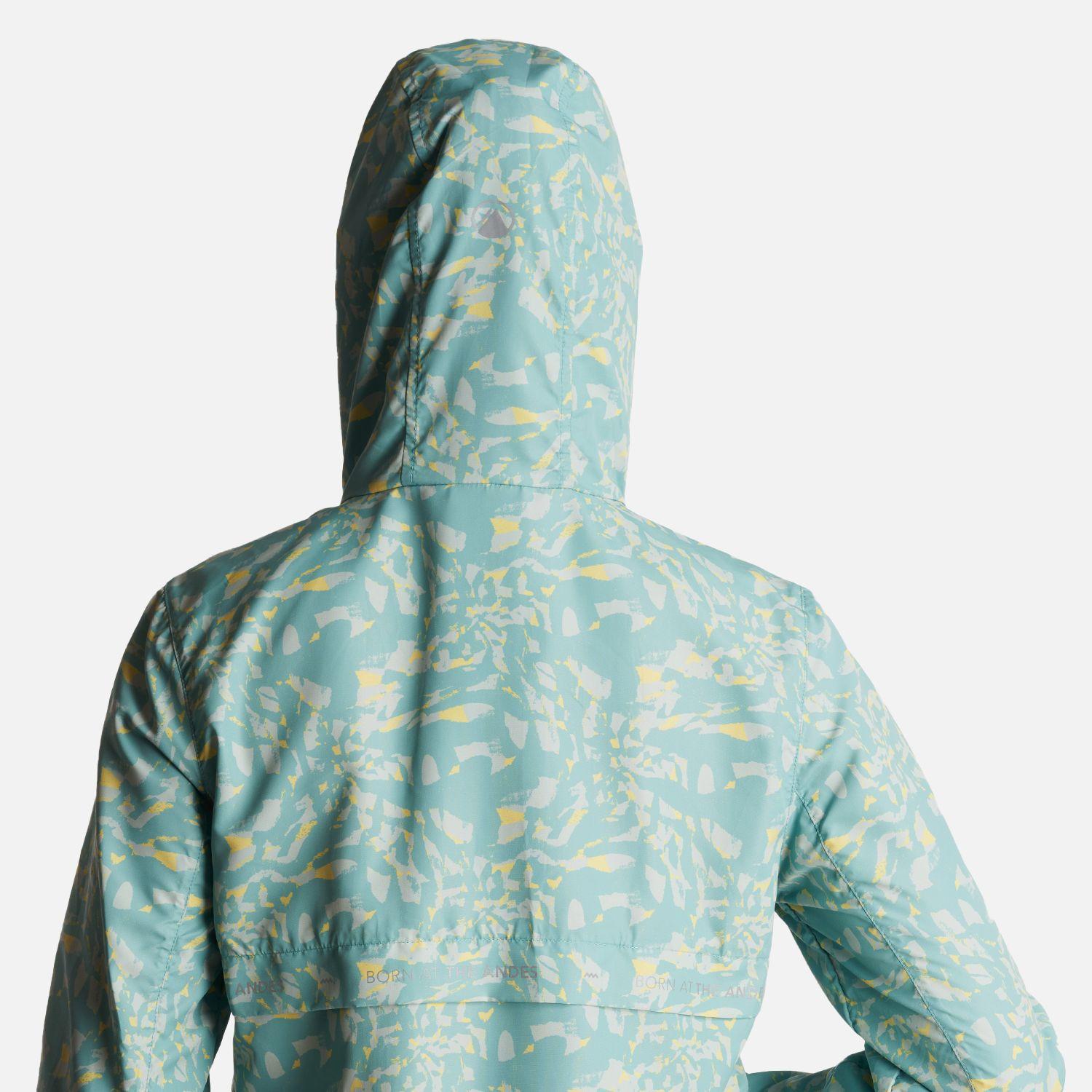 Chaqueta Mujer  Nightfall WindBreaker Hoody Jacket Print Turquesa Lippi-7